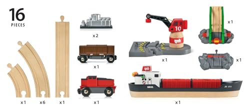 brio-world-33061-container-hafen-set-mit-schiff-und-kran image 8