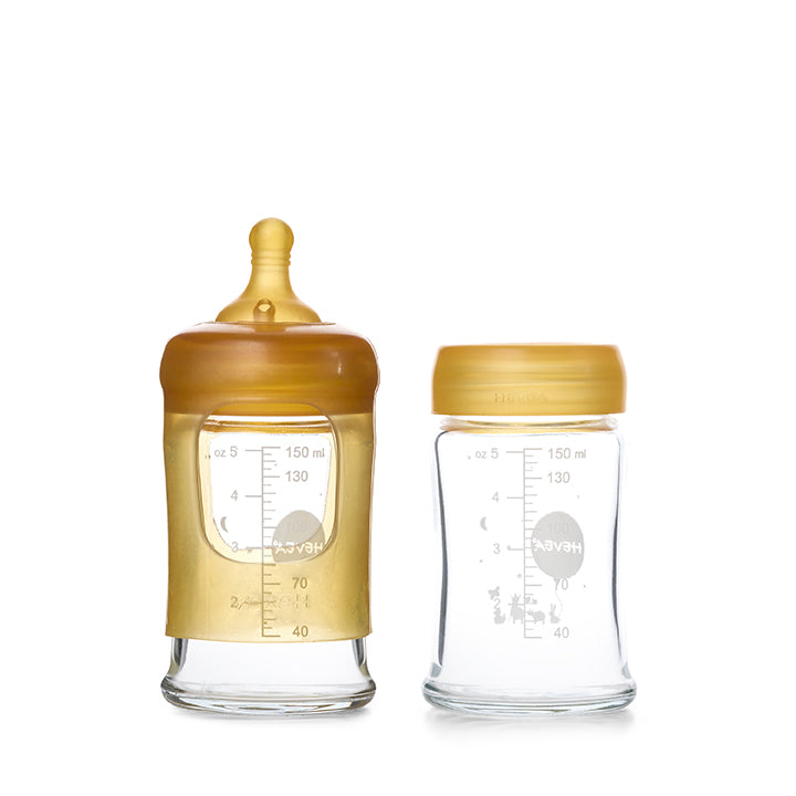 hevea-wide-neck-baby-glasflaschen-2er-set-150ml image 1