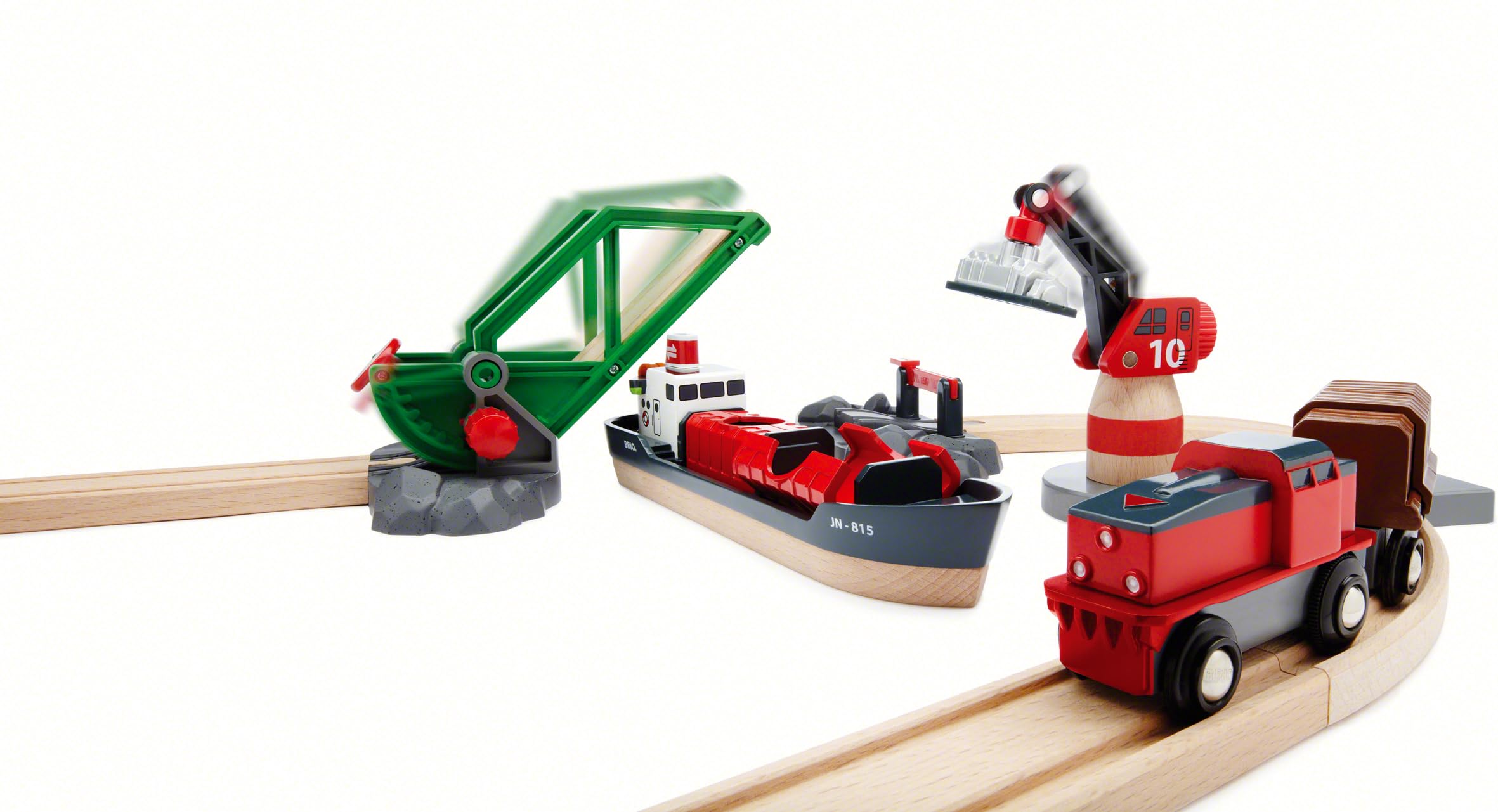 brio-world-33061-container-hafen-set-mit-schiff-und-kran image 5