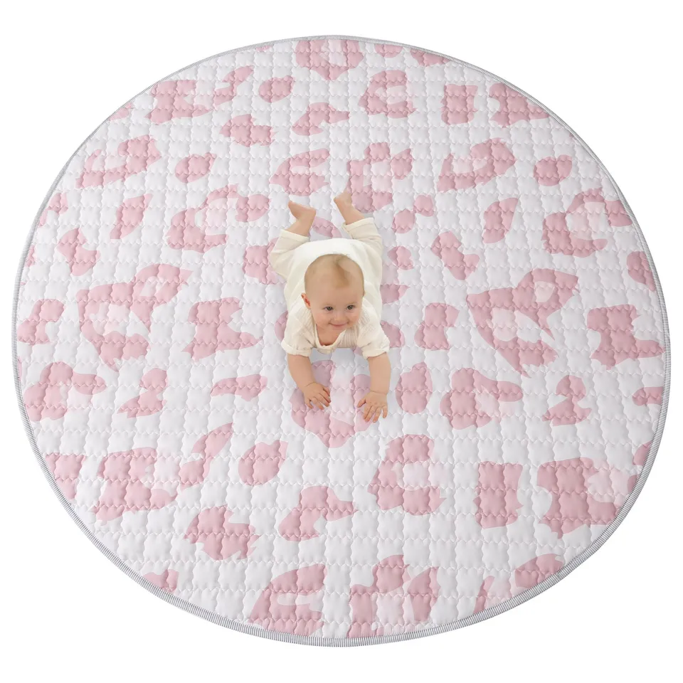 hakuna-matte-gesteppte-krabbeldecke-150-cm-wild-cat-nude image 1