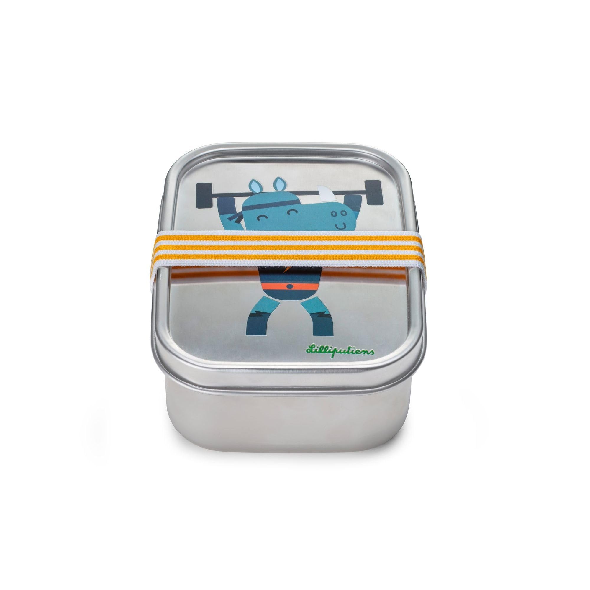 lilliputiens-lunchbox-super-marius-84469-edelstahl-brotdose-1-l image 1