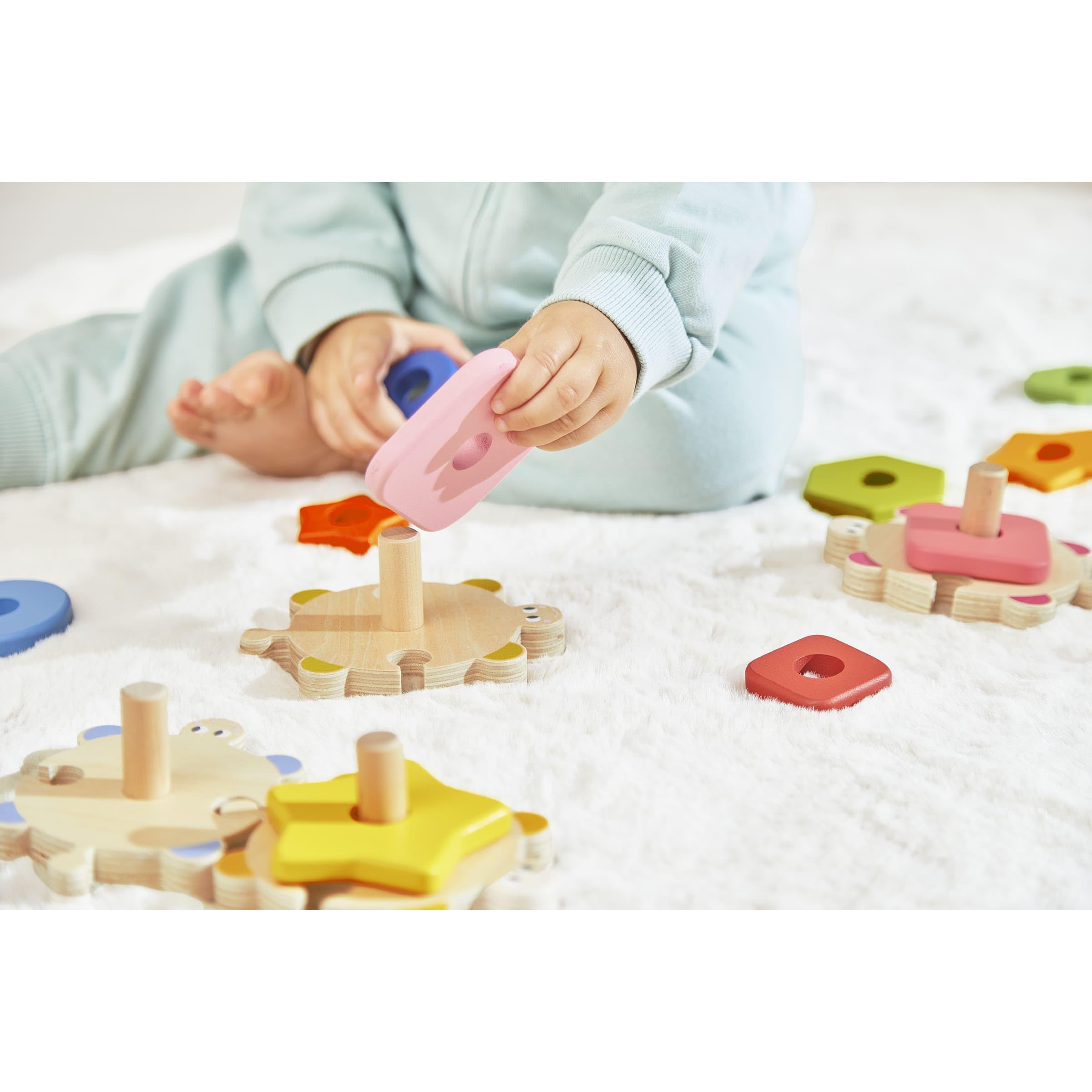 janod-i-wood-steckpuzzle-schildkr-ten-4-holzpuzzles-mit-12-teilen-fsc-zertifizie image 8