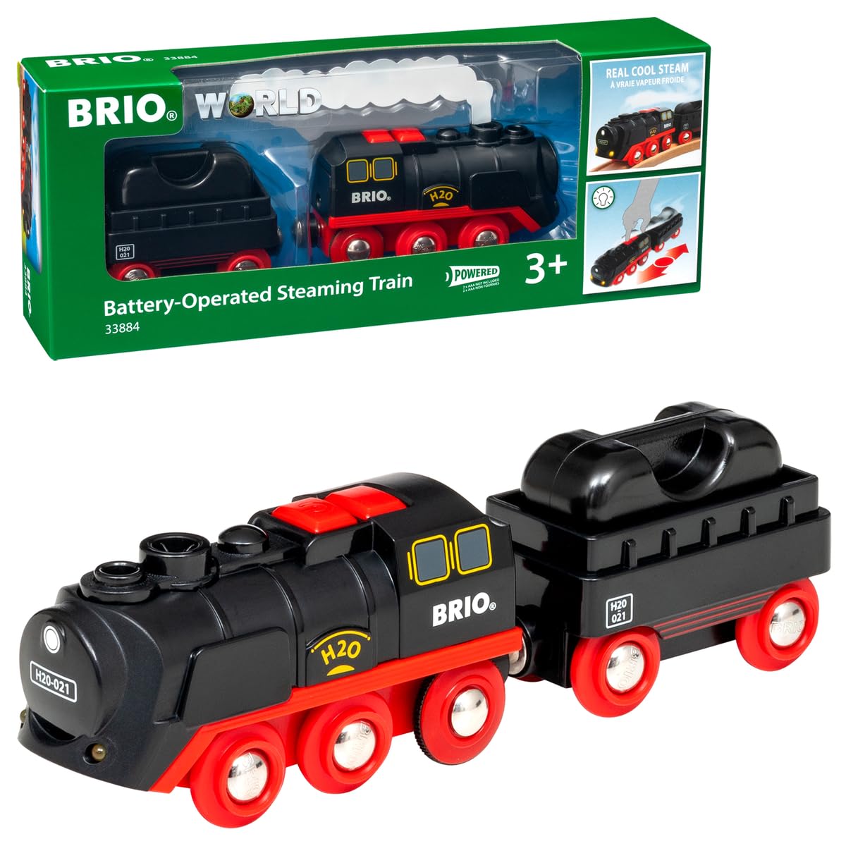 brio-world-batterie-dampflok-mit-wassertank-und-echtem-dampf image 1