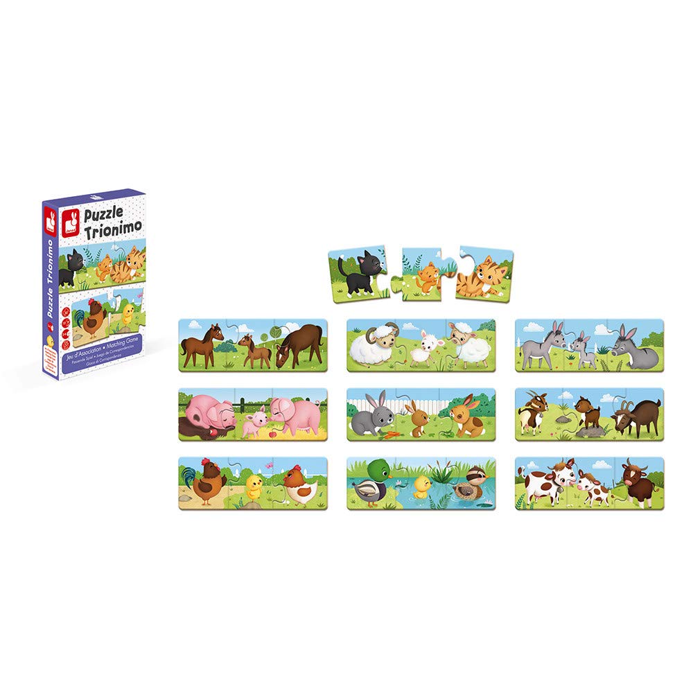 janod-tier-puzzle-trionimo-30-teiliges-bauernhof-kombinationsspiel image 1