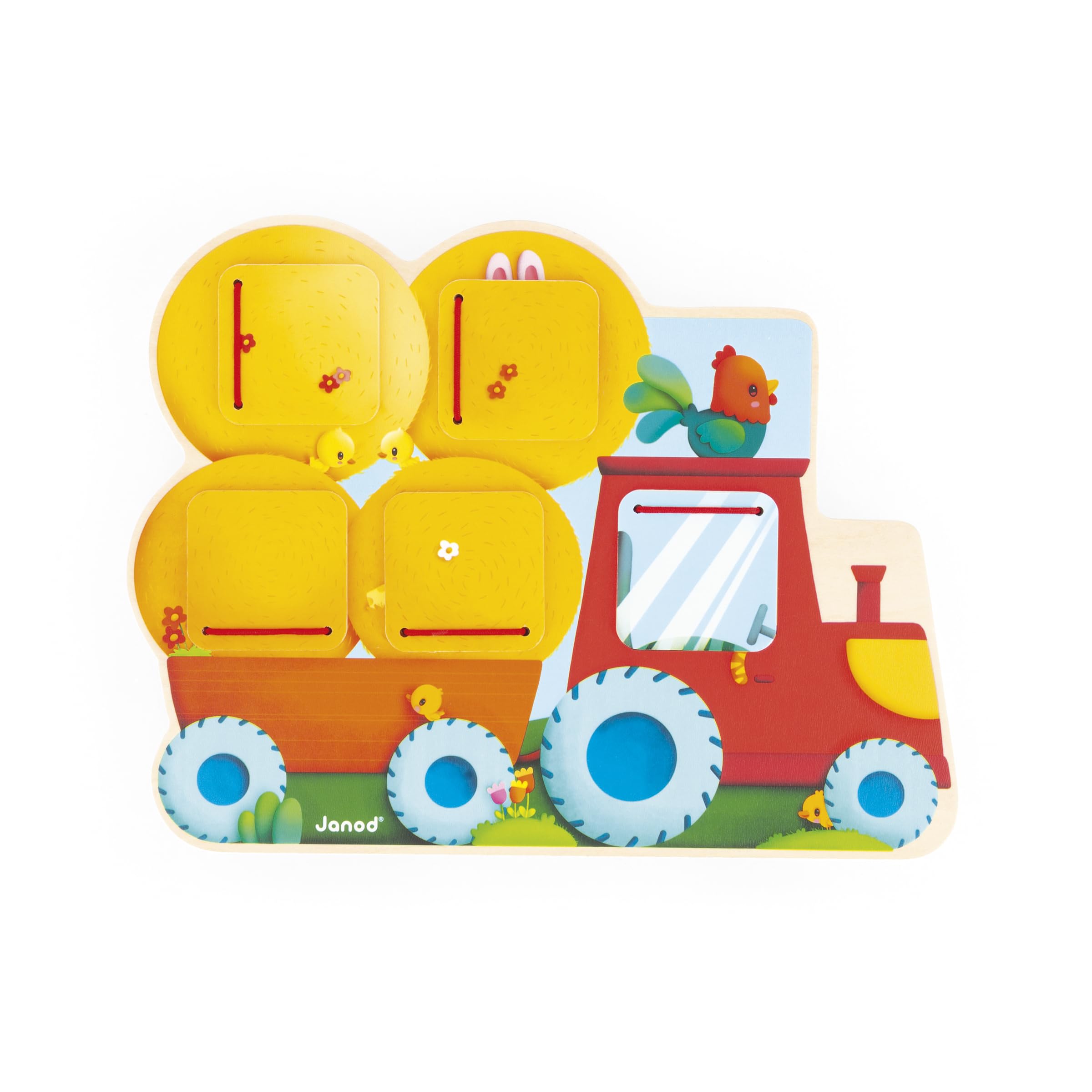 janod-holzpuzzle-traktor-j07128-5-klappt-ren-ab-12-monaten image 2