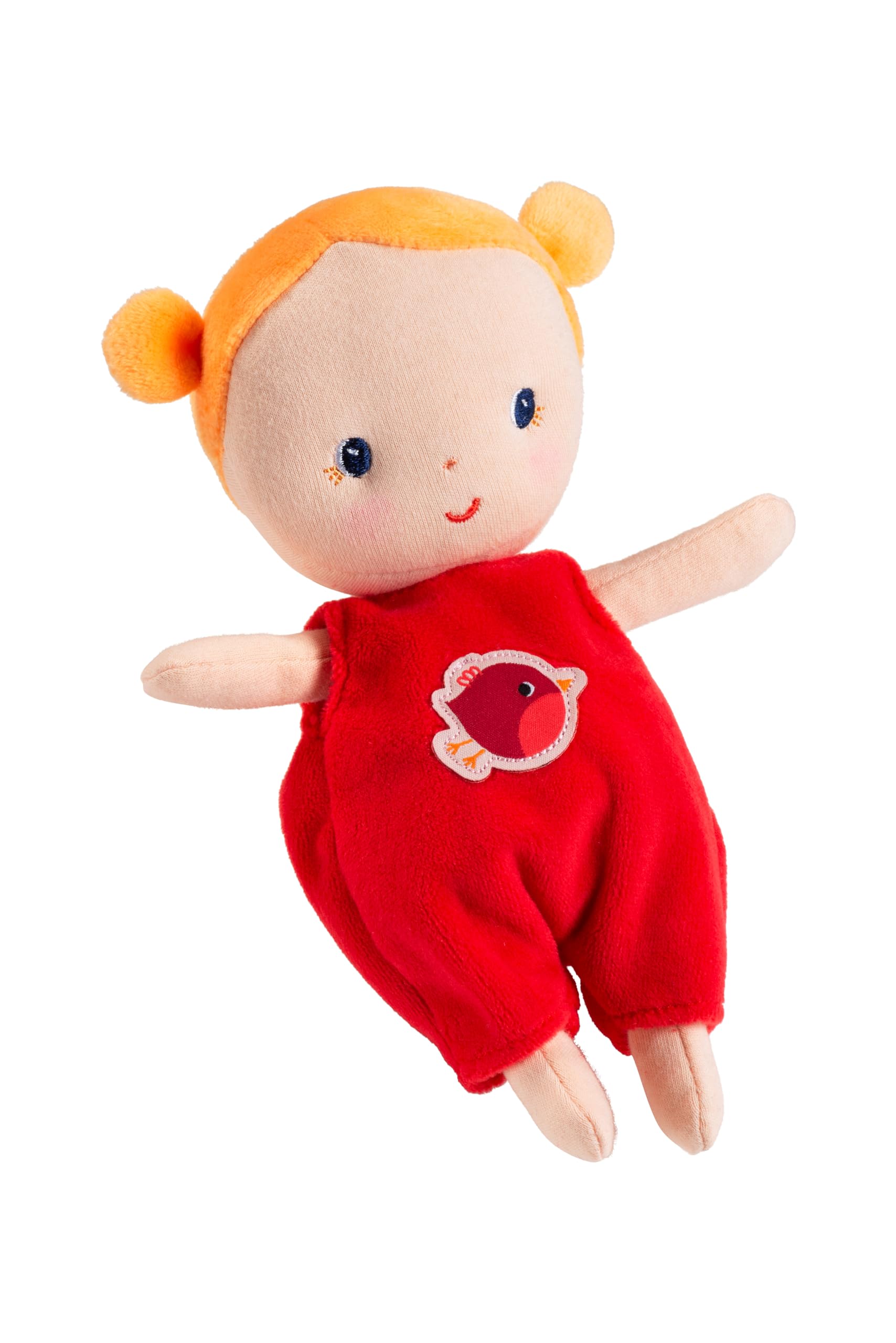 lilliputiens-baby-agathe-stoff-babypuppe-22-cm-mit-tragetasche image 2