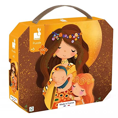 janod-puzzle-klimt-inspiriert-100-teile-im-koffer image 5