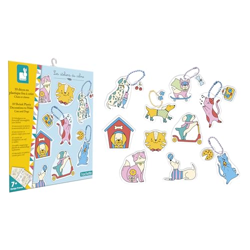 janod-les-ateliers-du-calme-set-mit-10-schrumpffolien-dekos-hunde-katzen image 8