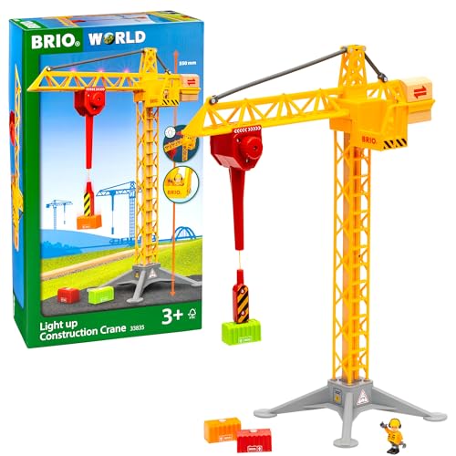 brio-world-gro-er-baukran-mit-licht-33835-holzeisenbahn-baustelle image 8