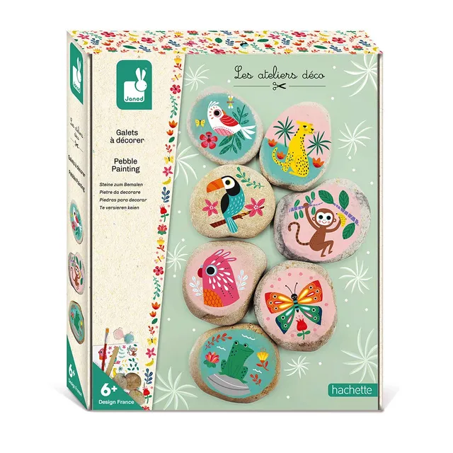 janod-les-ateliers-d-co-pebbles-to-decorate-j07922-kreativset-kieselsteine-ab-6- image 1