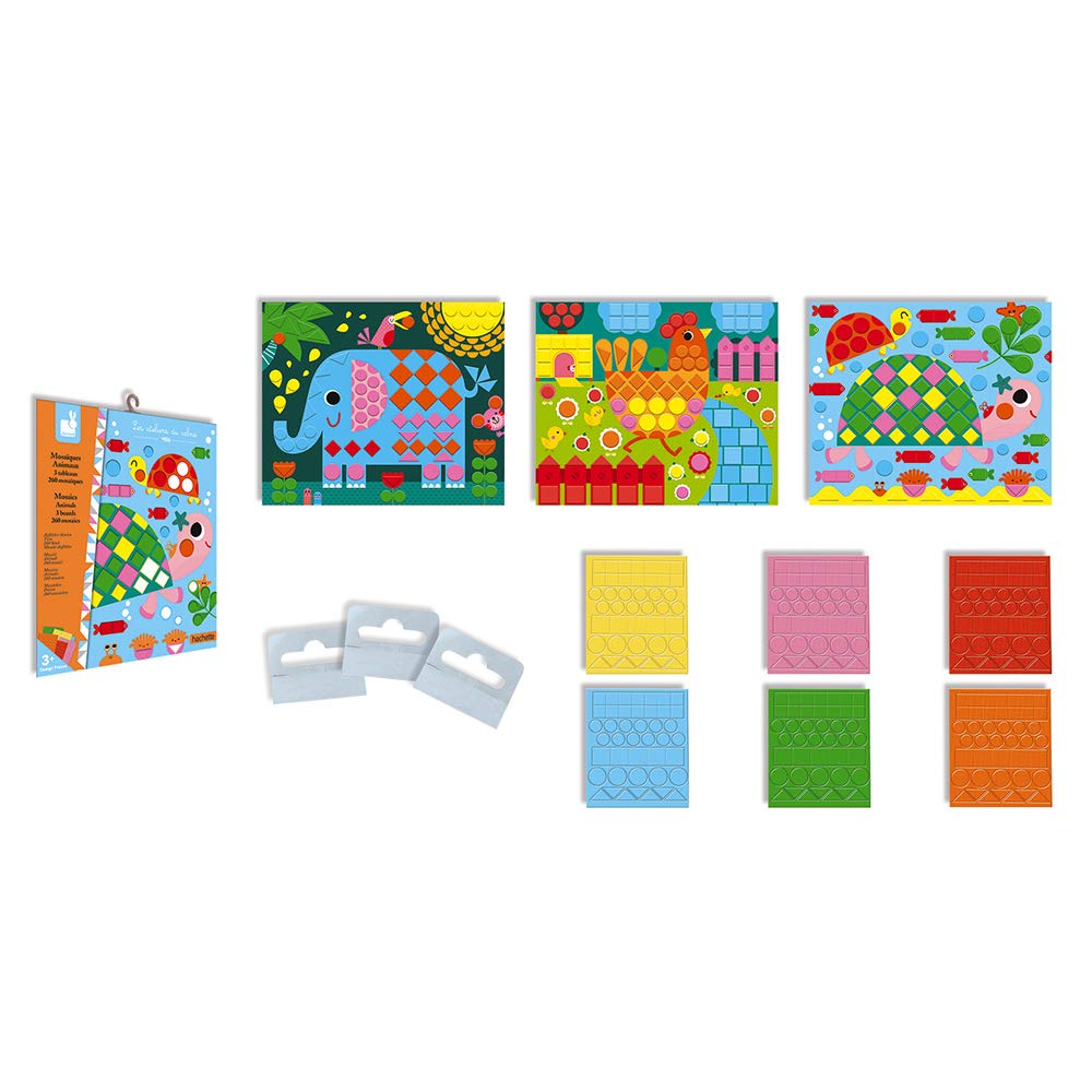 janod-les-ateliers-du-calme-j07899-schaumstoffmosaik-set-tiere-ab-3-jahre image 2
