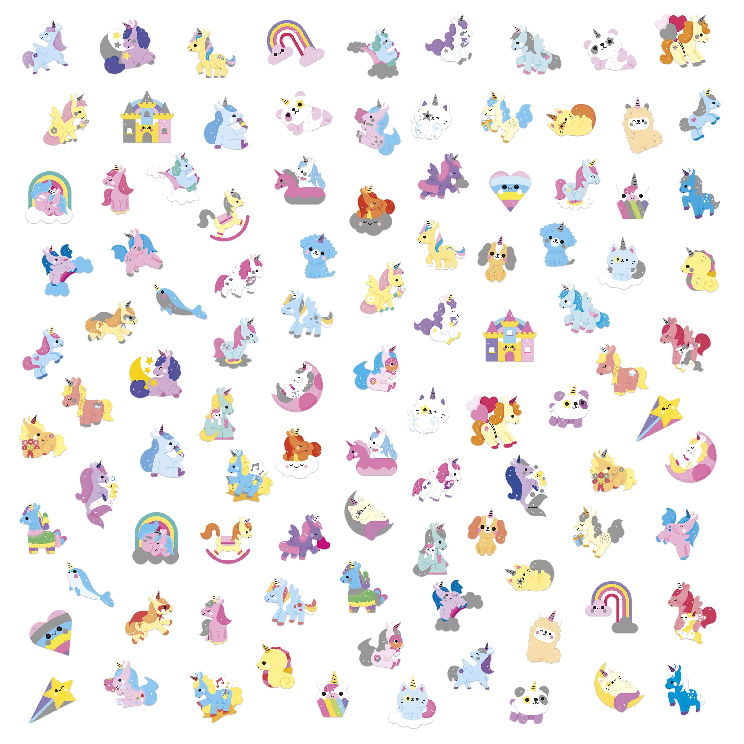 janod-einhorn-sticker-100-gummi-sticker-5x5-cm-ab-3-jahre image 3
