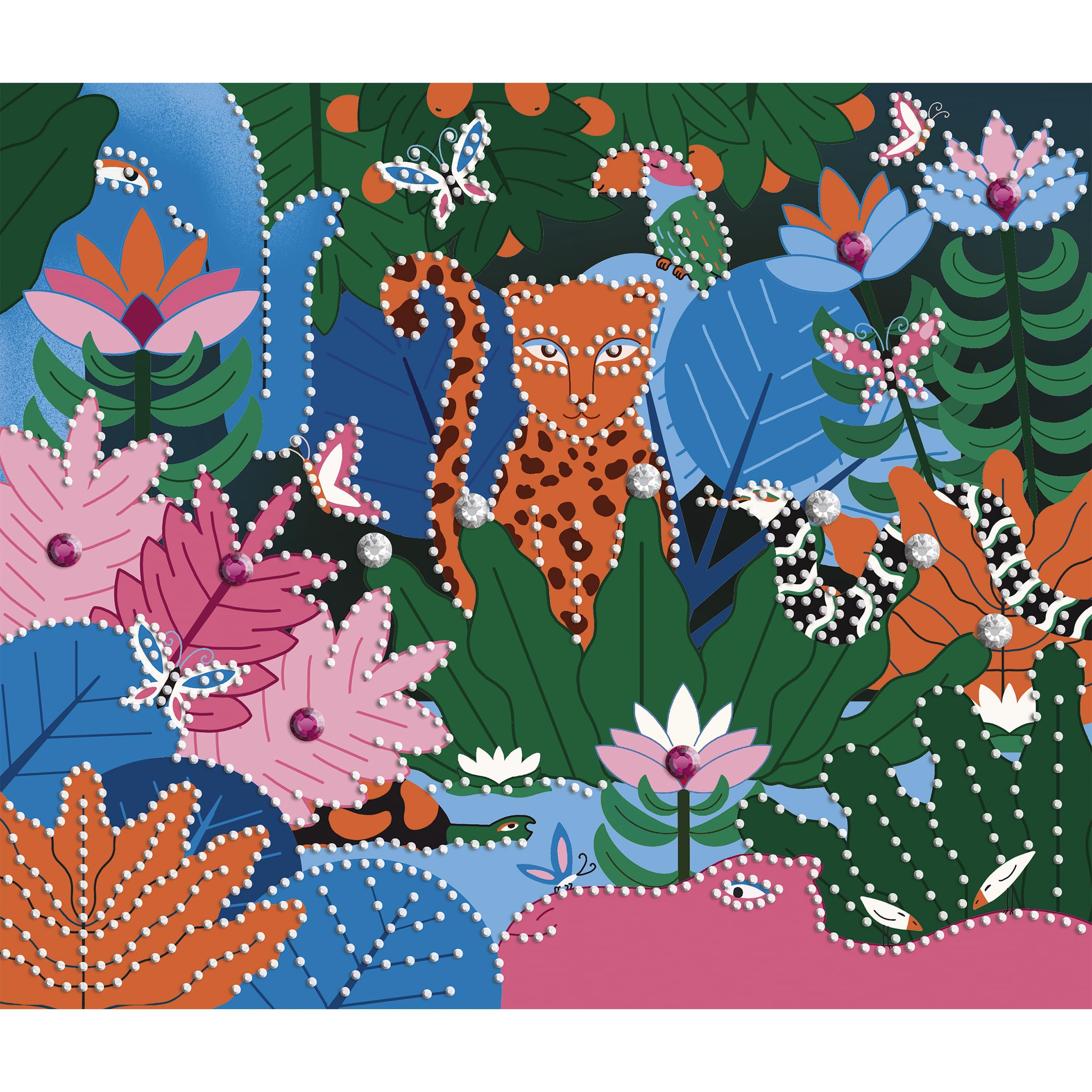 janod-strass-diamond-painting-phosphorescent-la-jungle-kreativset image 3