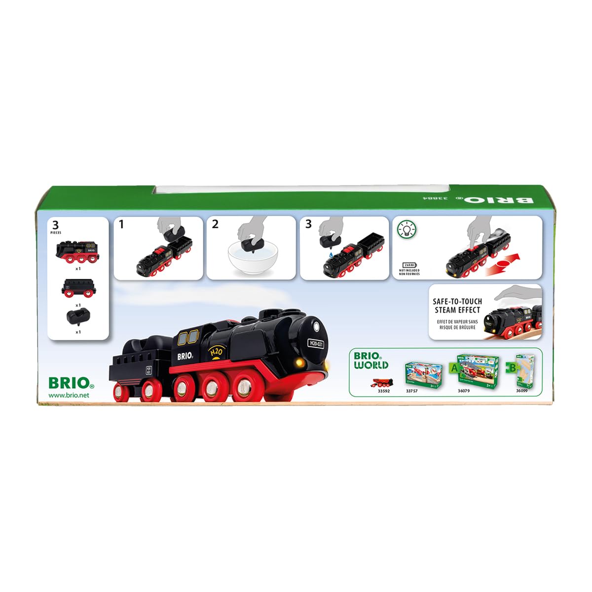 brio-world-batterie-dampflok-mit-wassertank-und-echtem-dampf image 3