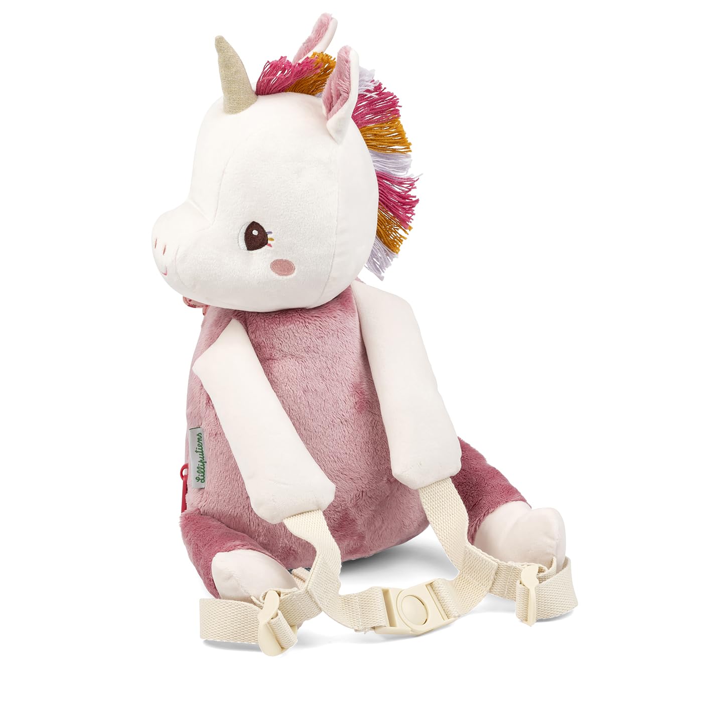 lilliputiens-lena-das-einhorn-kinderrucksack-34-cm-weicher-rucksack-ab-10-monate image 3