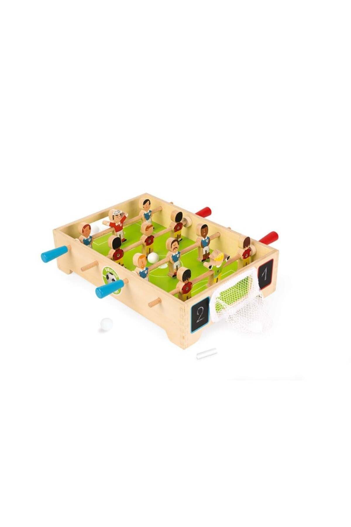 janod-j02070-champions-mini-tischfu-ball-holz-tischkicker-f-r-kinder-ab-3-jahren image 2