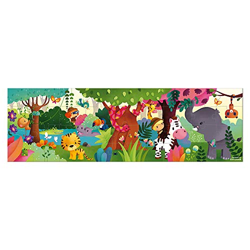 janod-puzzlekoffer-panorama-puzzle-dschungel-transportkoffer image 8