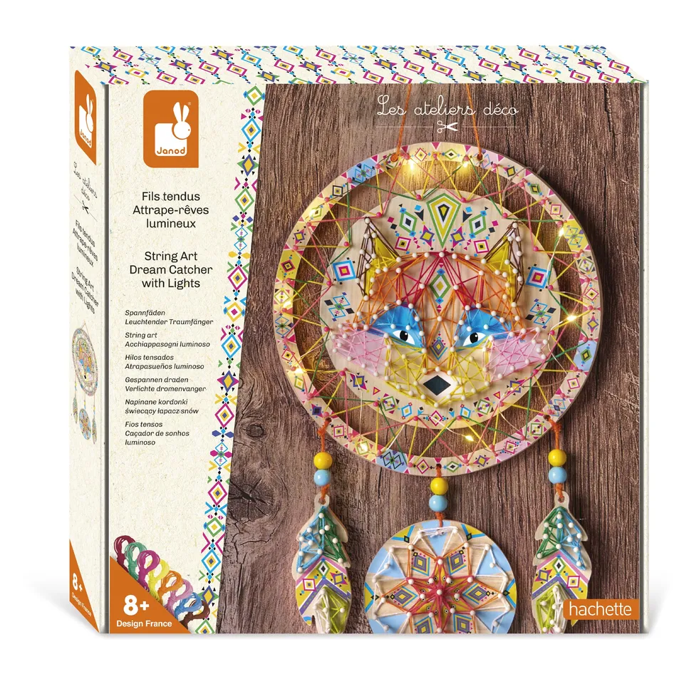 janod-les-ateliers-d-co-leuchtender-traumf-nger-fuchs-j09161-string-art-bastelse image 1