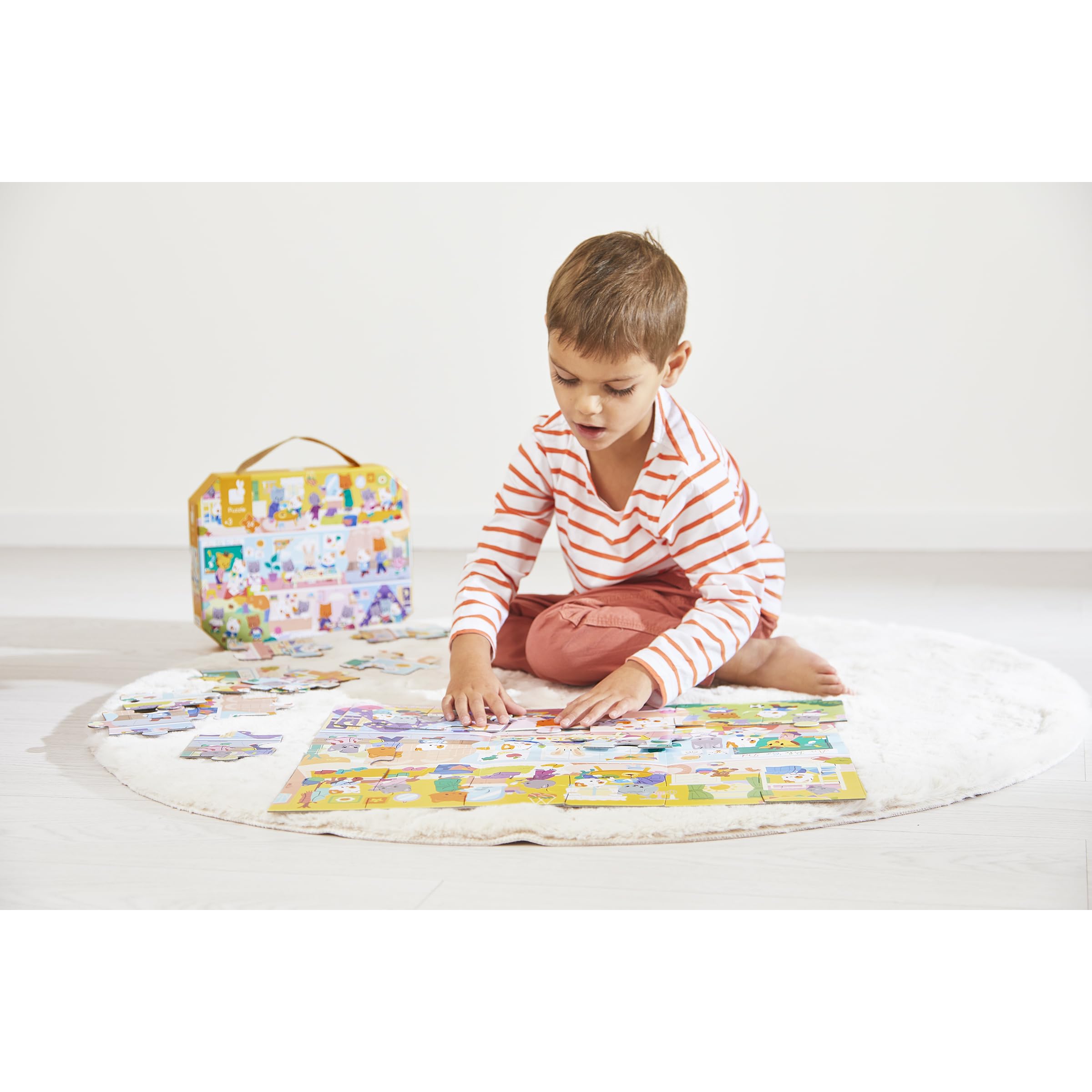 janod-kinderpuzzle-die-party-36-teile-mit-koffer-ab-4-jahren image 4