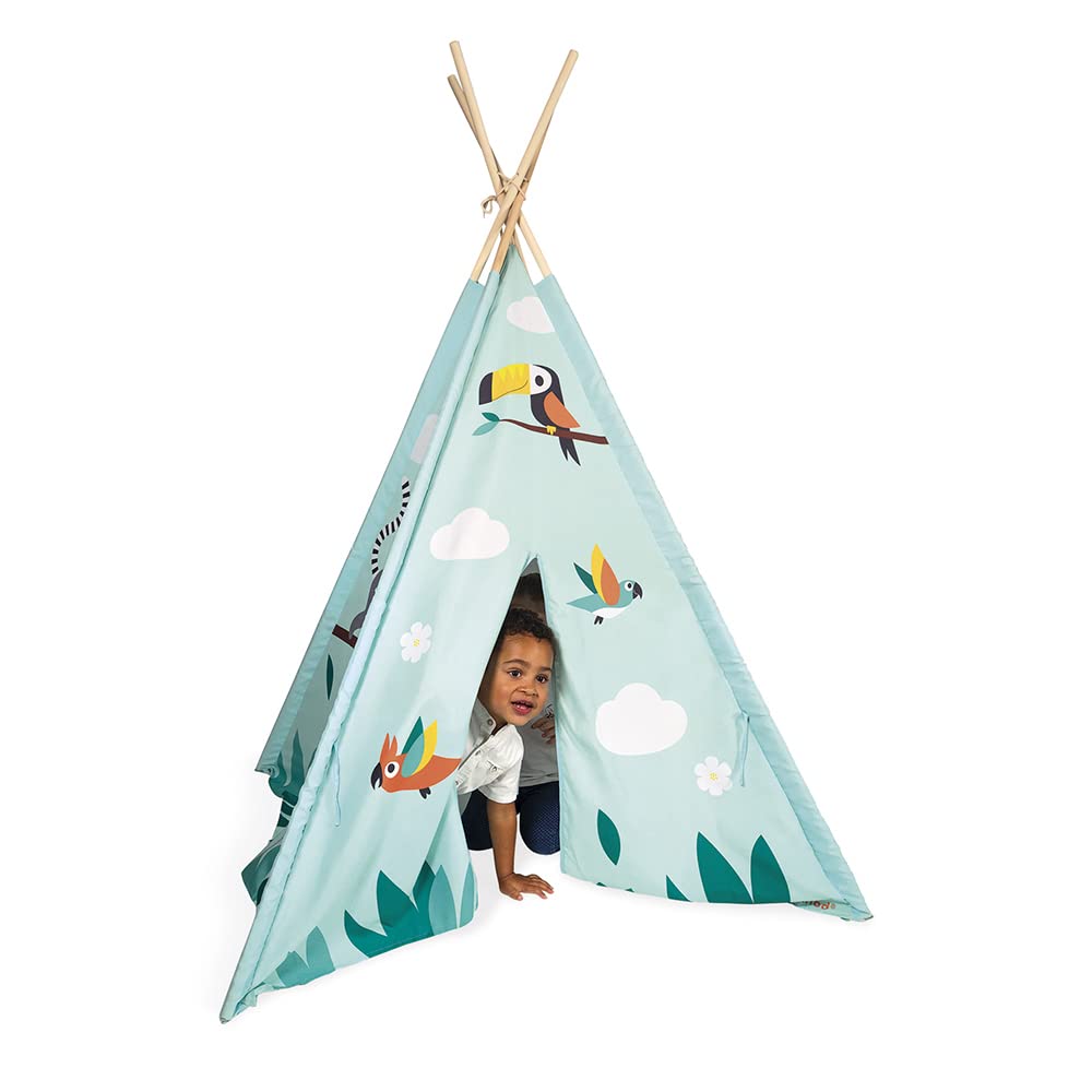 janod-tropik-kinder-tipi-j08263-spielzelt-119-x-119-x-160-cm-ab-2-jahre image 6
