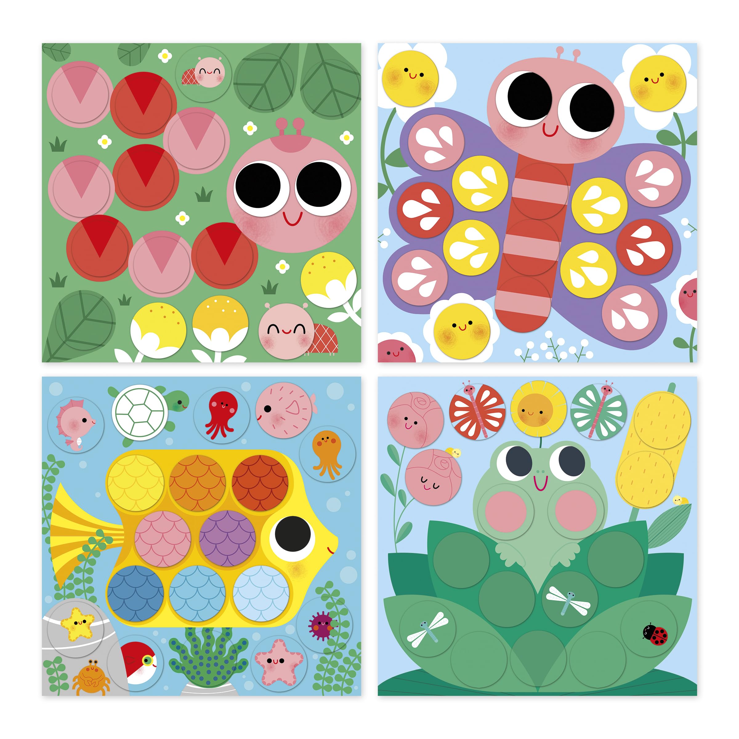 janod-j09159-runde-sticker-teich-72-sticker-4-tafeln image 2