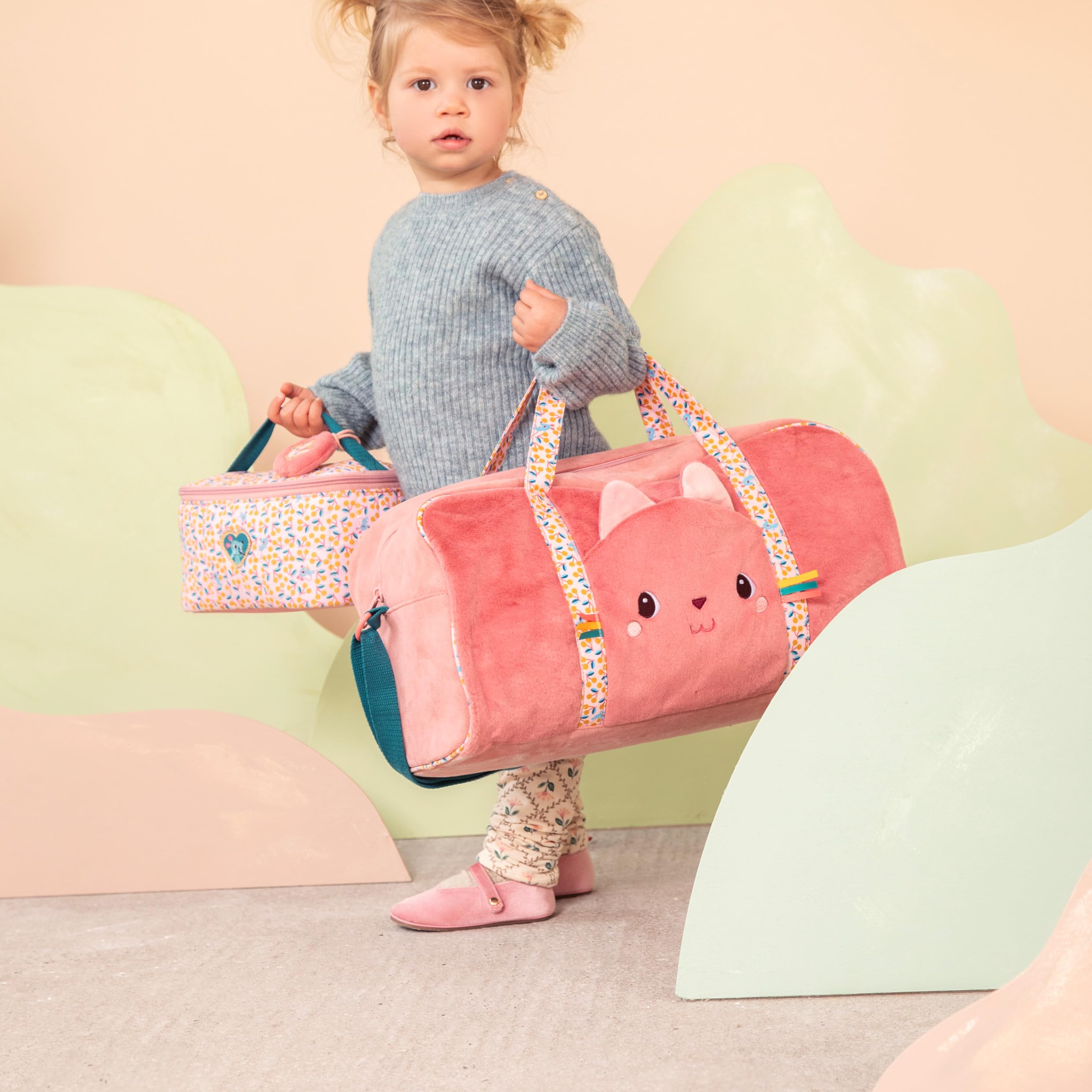 lilliputiens-jeanne-die-katze-kinder-wochenendtasche-45-cm image 4