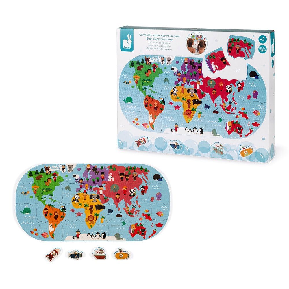 janod-j04719-badeentdeckerkarte-badespielzeug-28-teilig-mit-fahrzeugen image 3