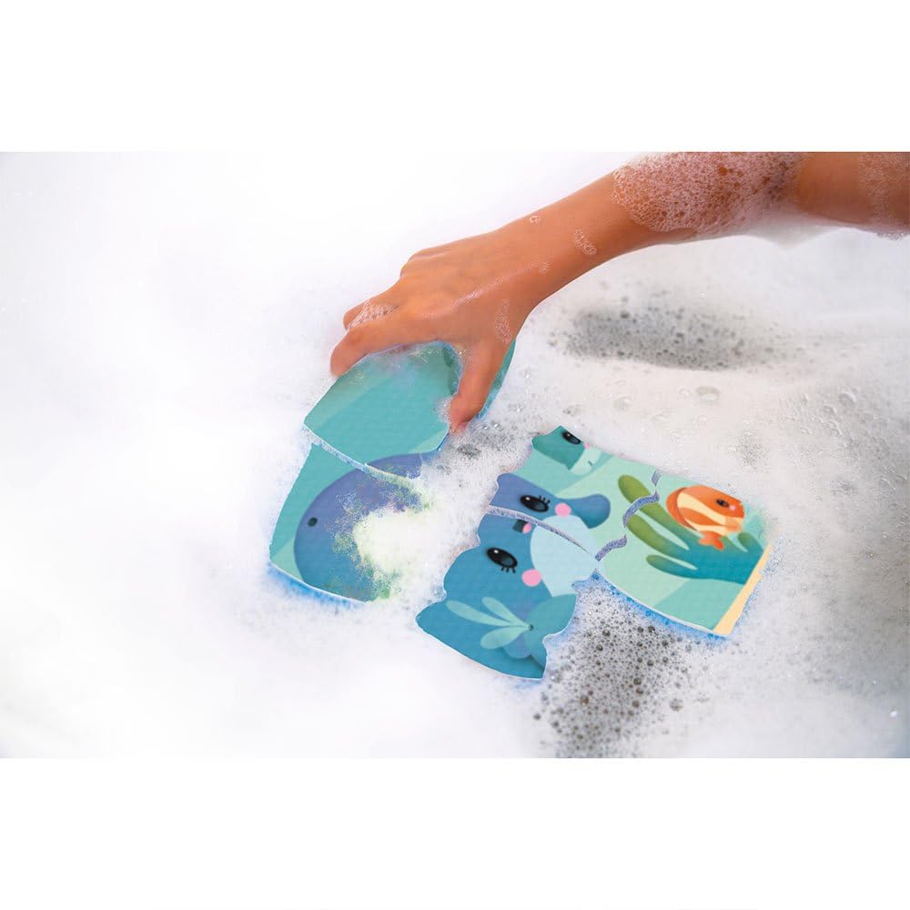 janod-badepuzzle-meerestiere-28-schwimmende-teile image 7