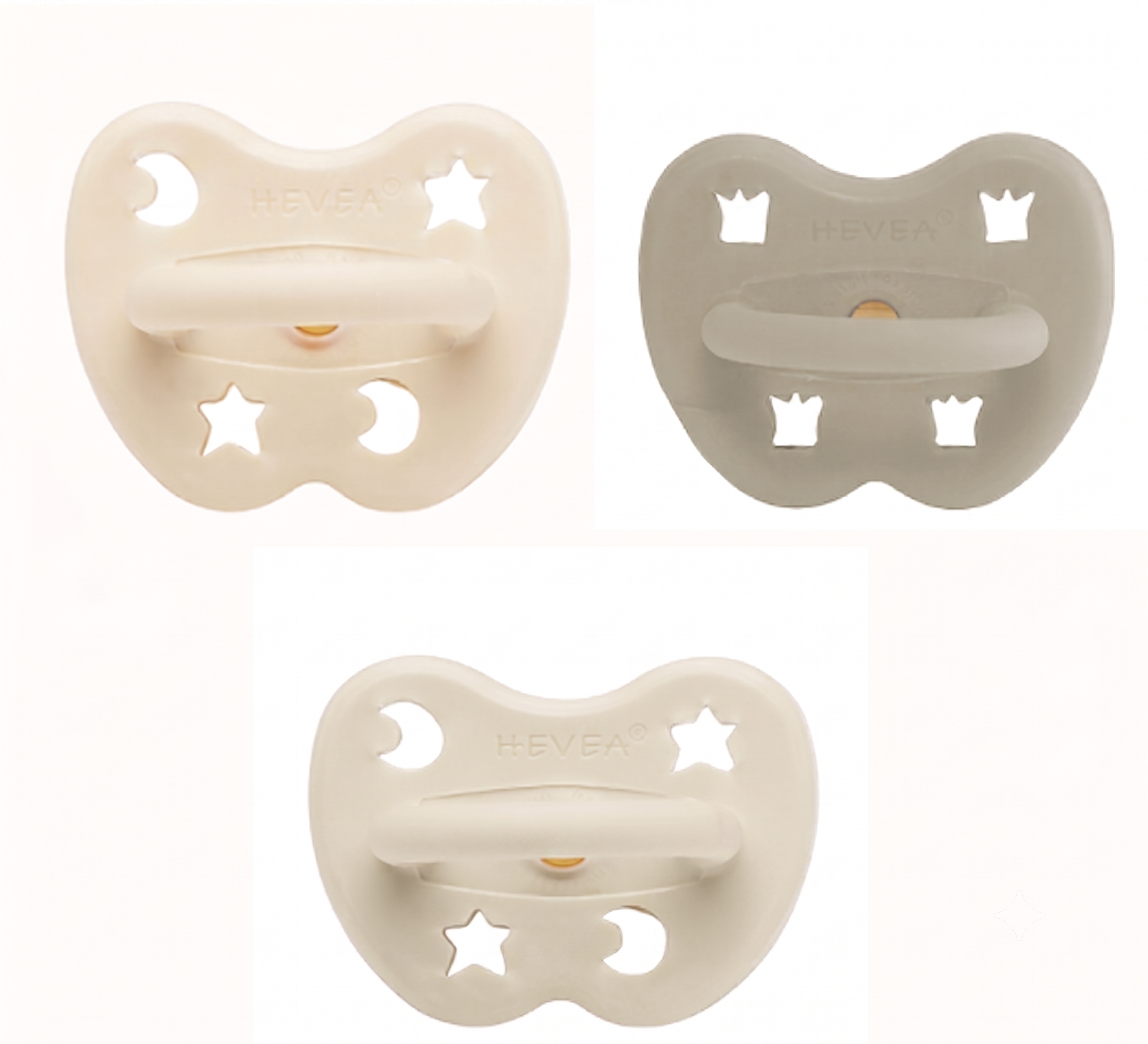 hevea-schnuller-testset-trio-0-3-monate-naturkautschuk image 3