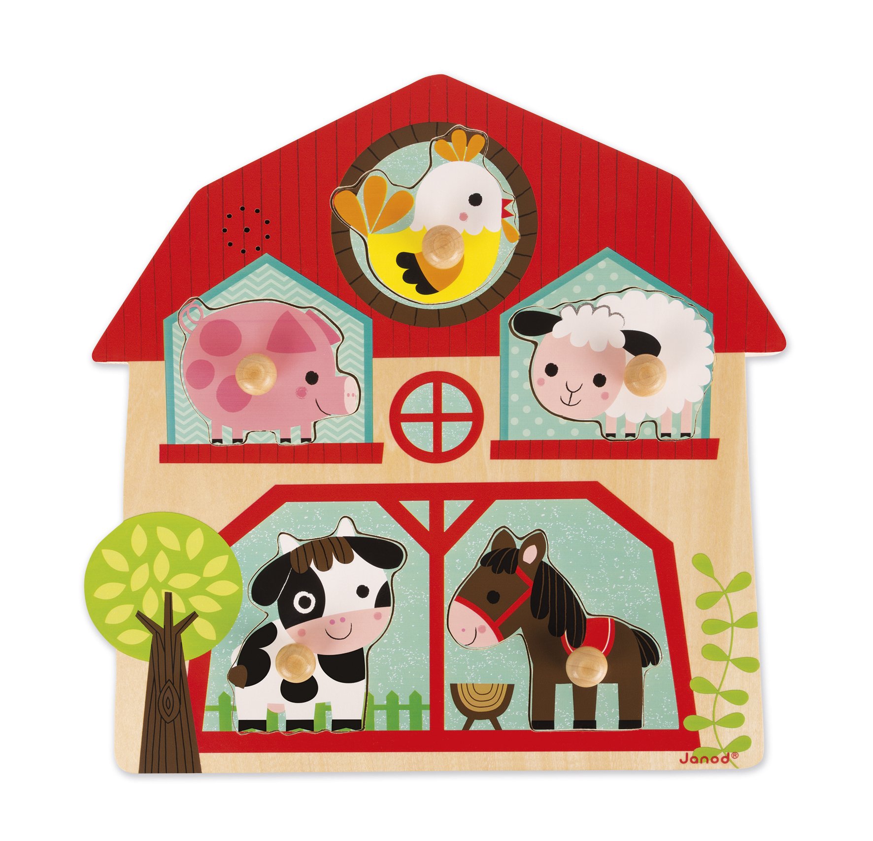 janod-musikpuzzle-bauernhof-freunde-j07079-5-teile image 4