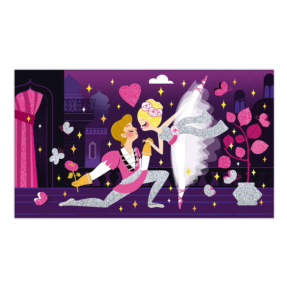 janod-les-ateliers-du-calme-neon-glitter-ballerinas-kratzbilder-ab-6-jahre image 3