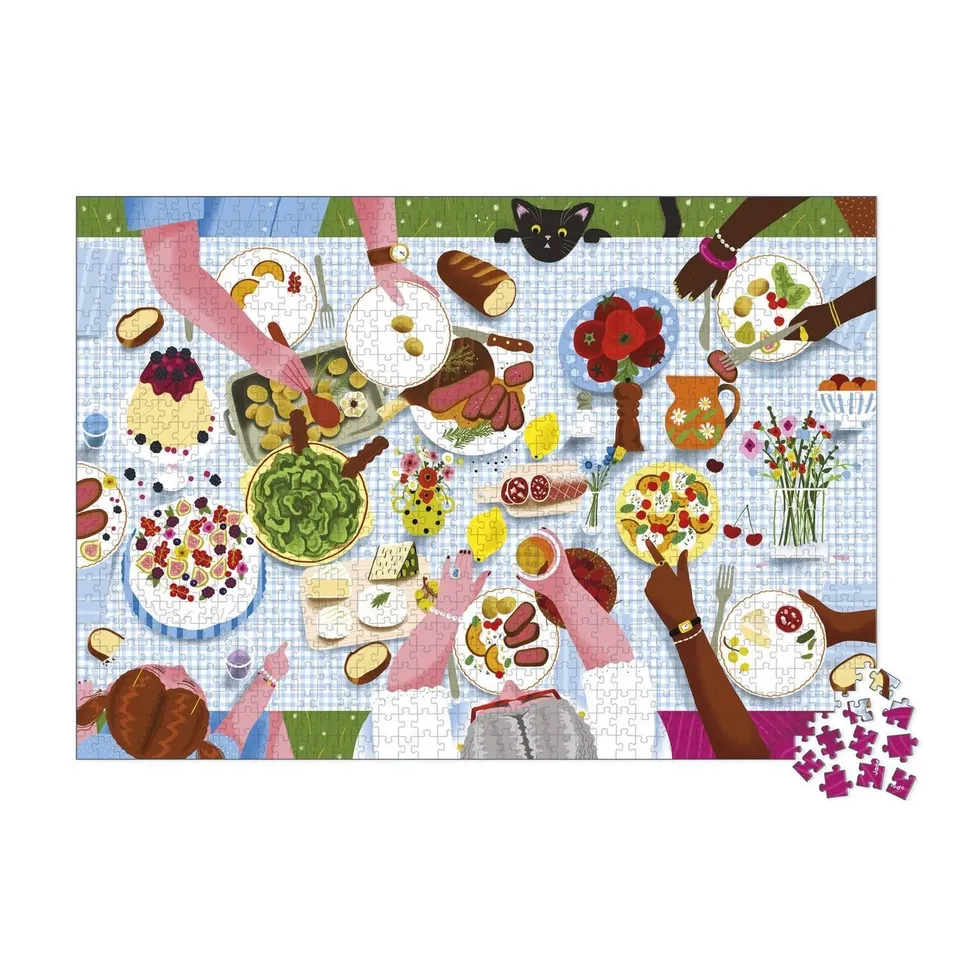 janod-j02525-puzzle-familienessen-1000-teile-ab-8-jahre image 1