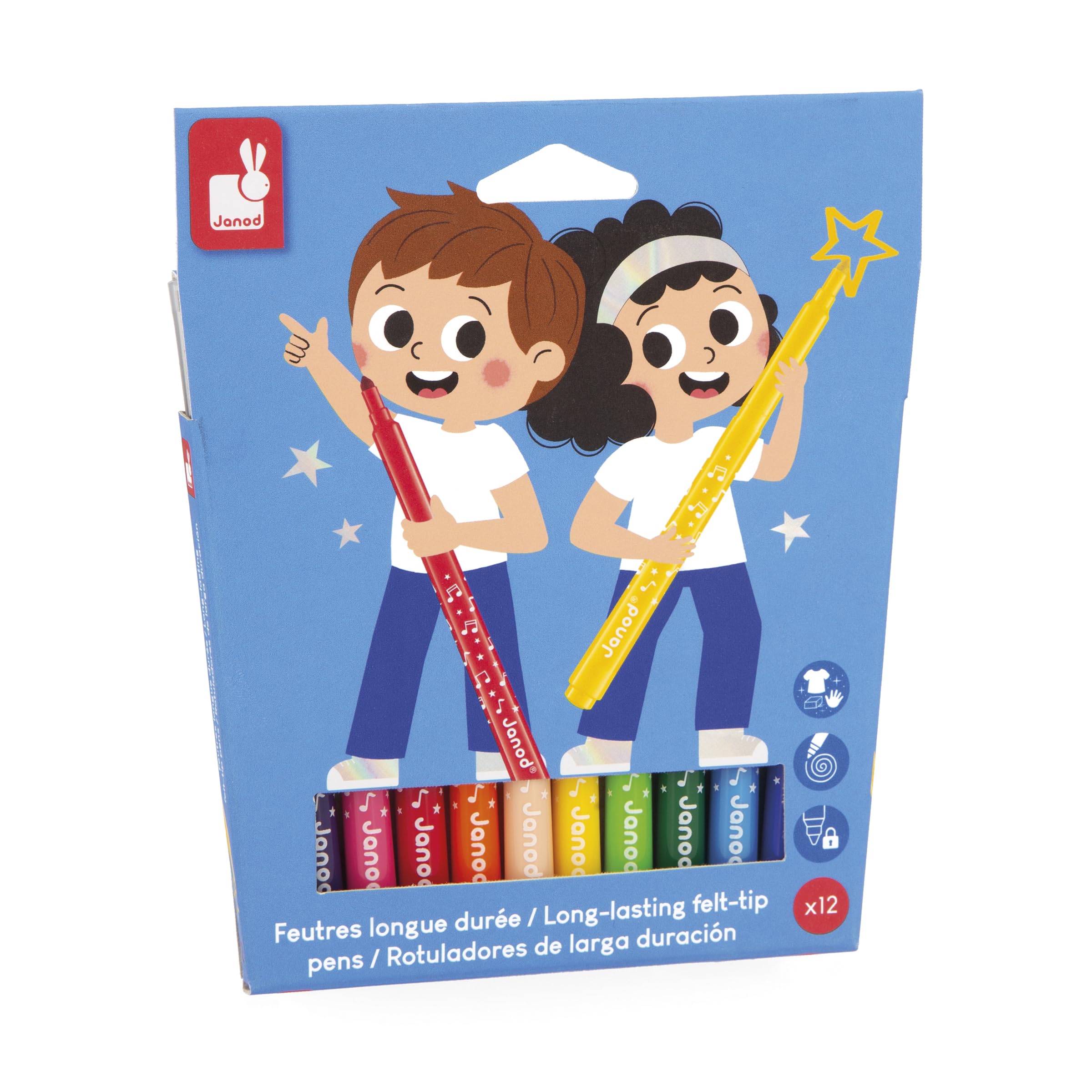 janod-j07407-filzstifte-set-18-farben-abwaschbar-mit-konischer-spitze-ab-3-jahre image 7