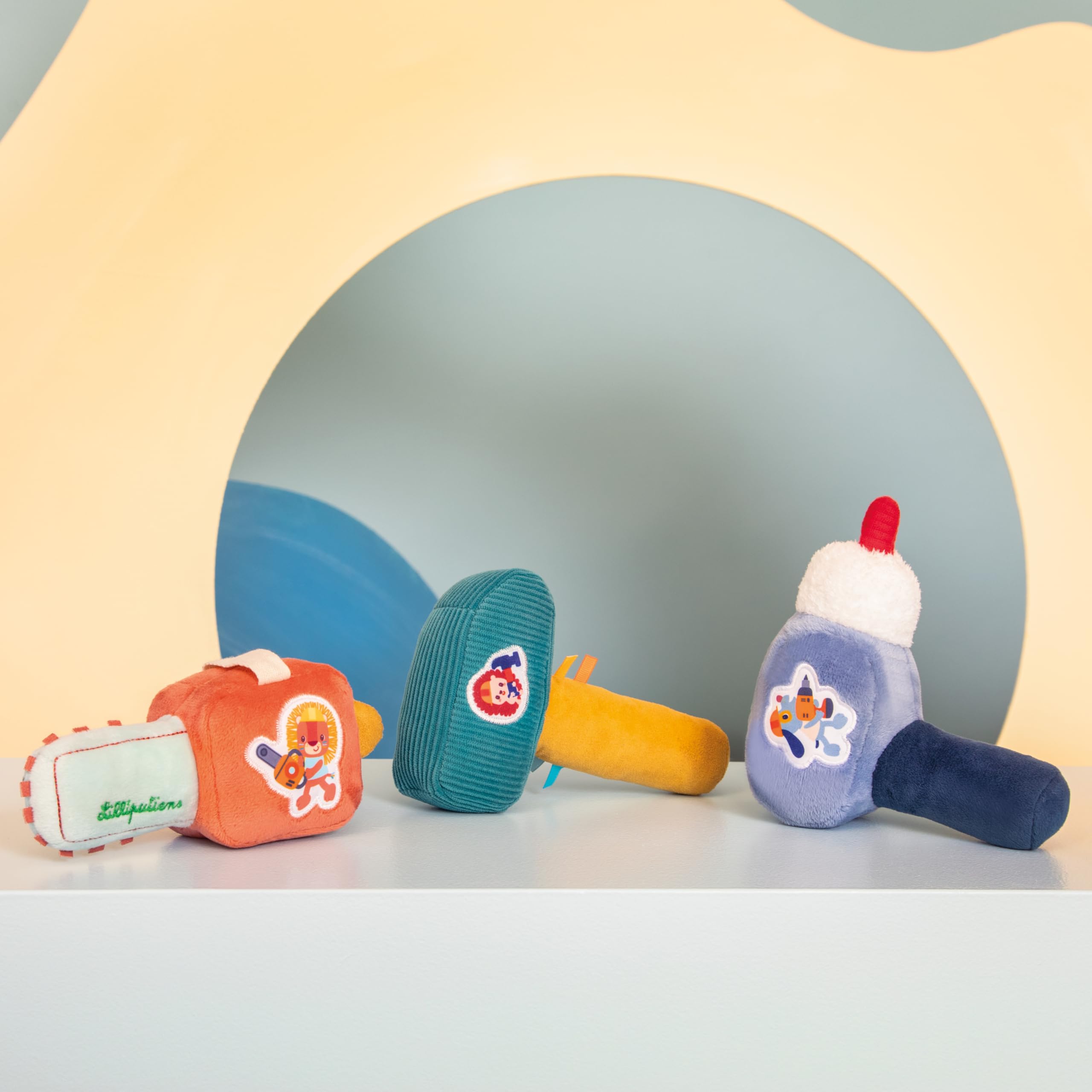 lilliputiens-l-on-baby-rassel-hammer-ab-3-monaten image 3