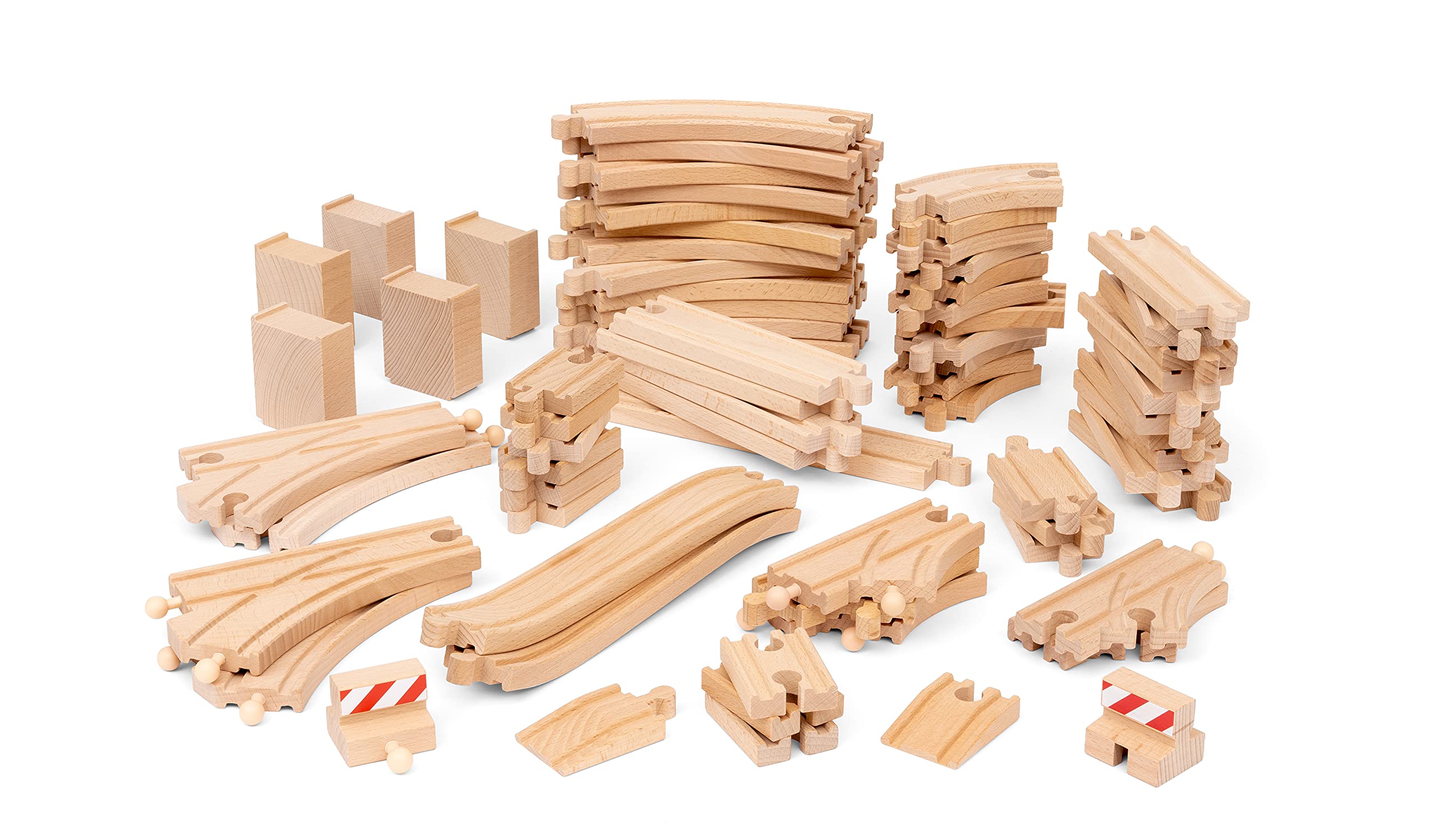 brio-world-schienensortiment-deluxe-70-teiliges-holzschienen-erweiterungsset image 2
