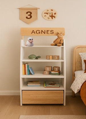 hevea-heritage-display-shelf-standregal-aus-rubberwood image 1