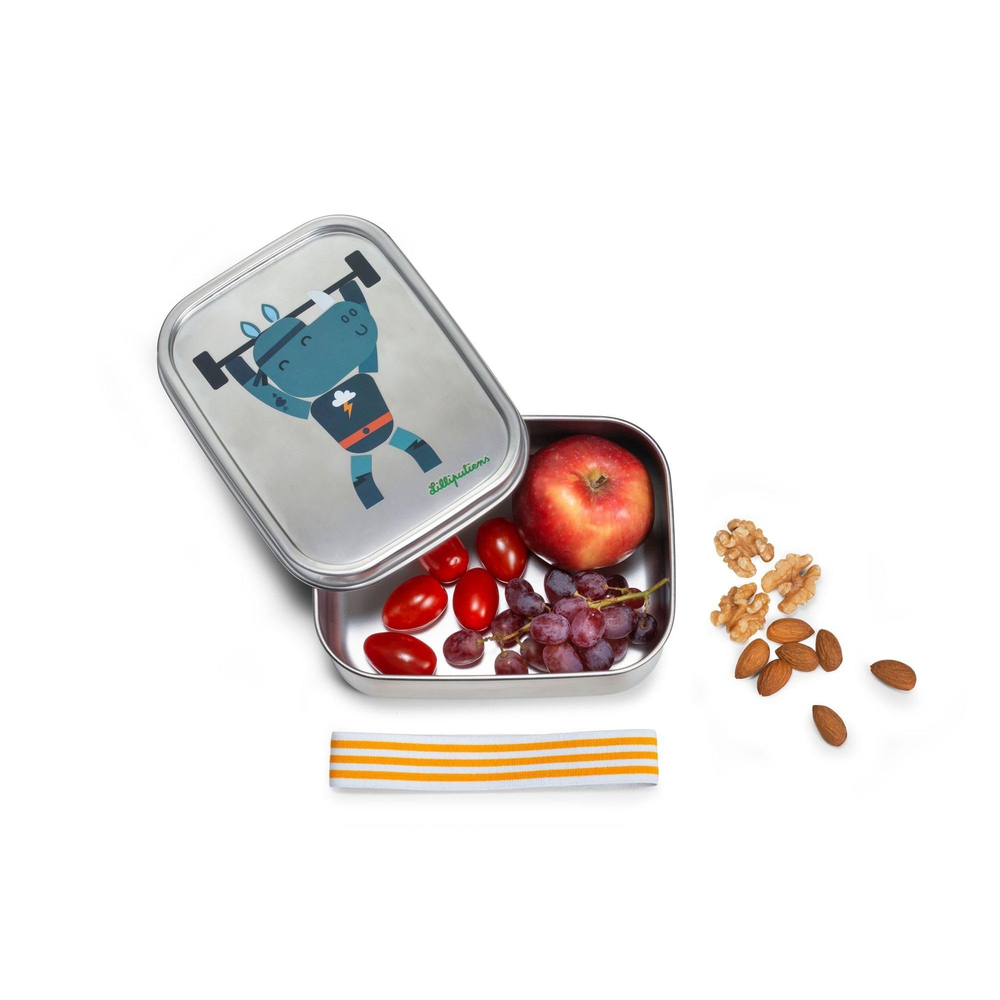 lilliputiens-lunchbox-super-marius-84469-edelstahl-brotdose-1-l image 2