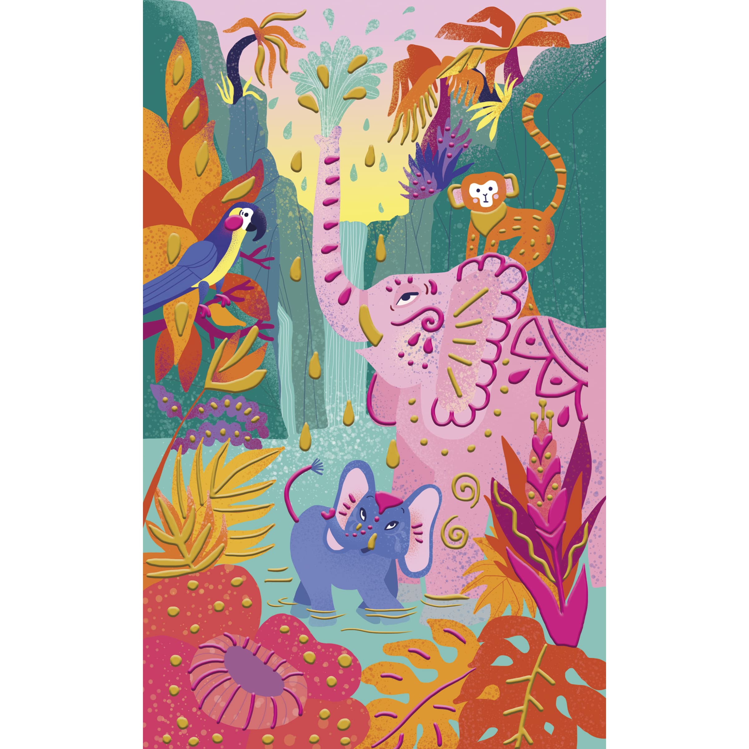 janod-les-ateliers-du-calme-3d-malerei-dschungel-j07950-mit-gold-pink image 7