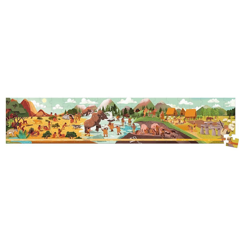 janod-puzzle-die-urgeschichte-100-teile-panorama-j02546 image 3
