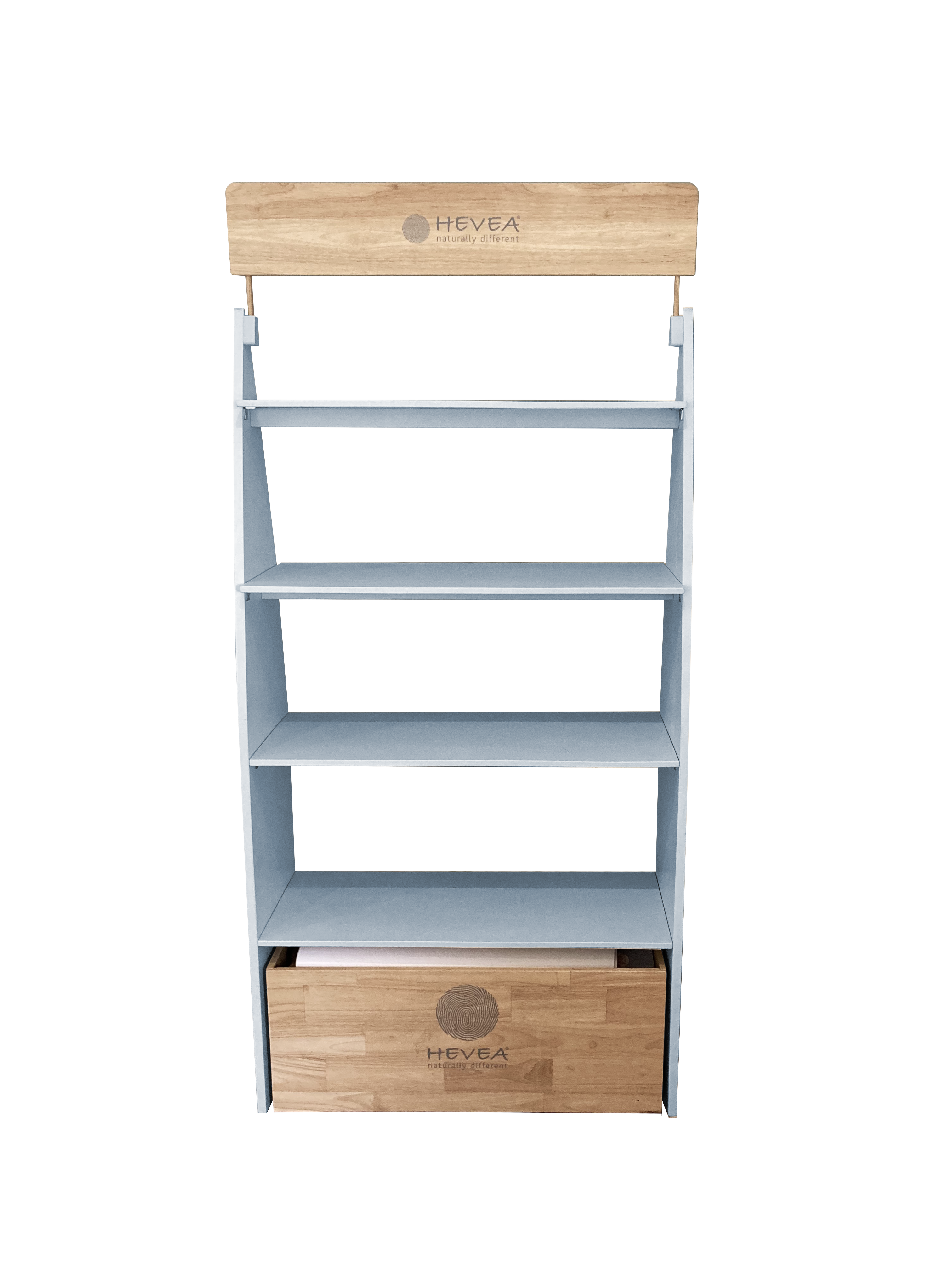 hevea-heritage-display-shelf-standregal-aus-rubberwood image 6