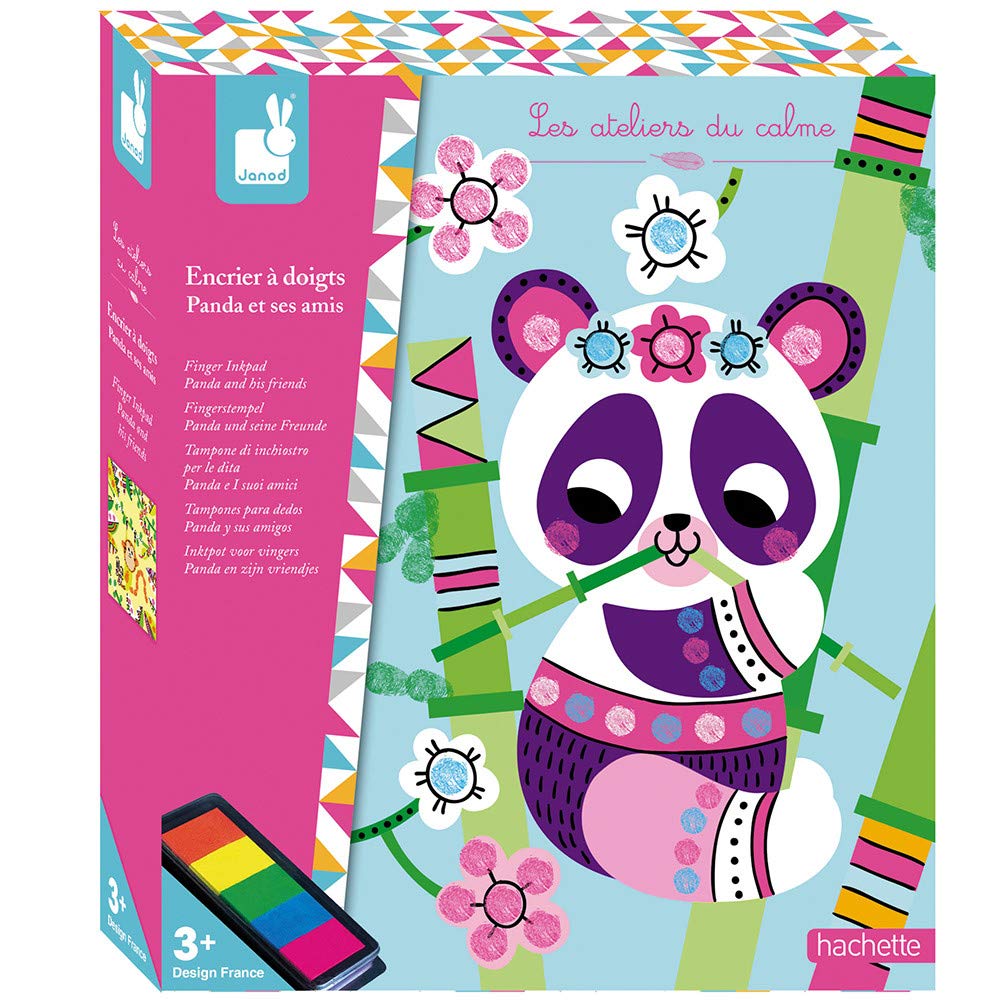 janod-les-ateliers-du-calme-panda-und-freunde-fingertupf-malset-mit-5-karten image 6