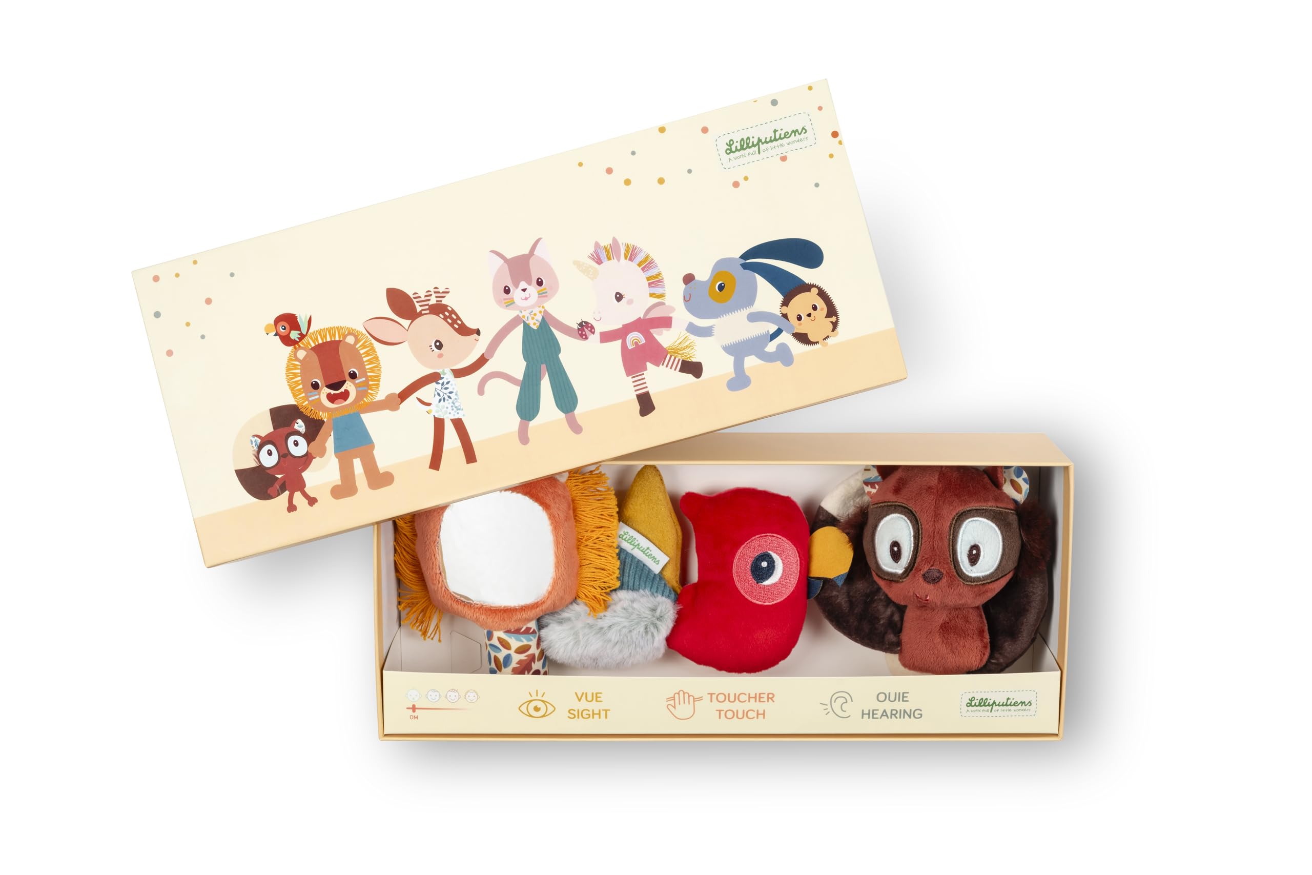 lilliputiens-jack-3er-sensorik-babyrasseln-set-ab-geburt image 2