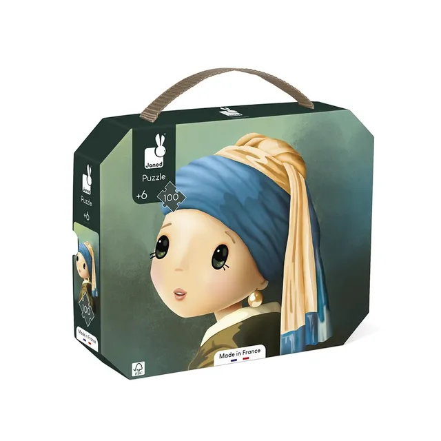janod-puzzle-vermeer-j02551-100-teile-kunst-puzzle-ab-6-jahren image 1