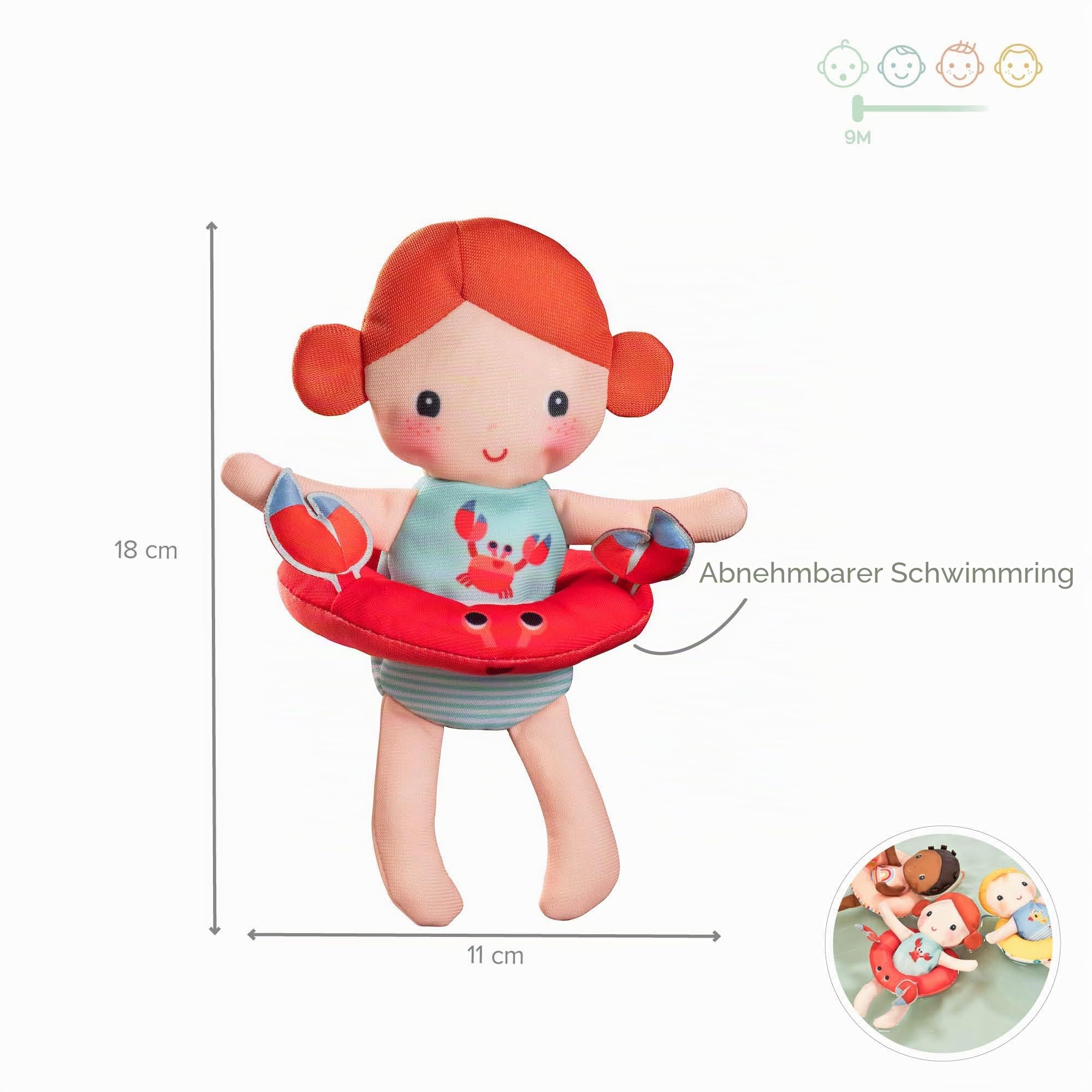 lilliputiens-axelle-schwimmende-badepuppe-mit-ring image 4