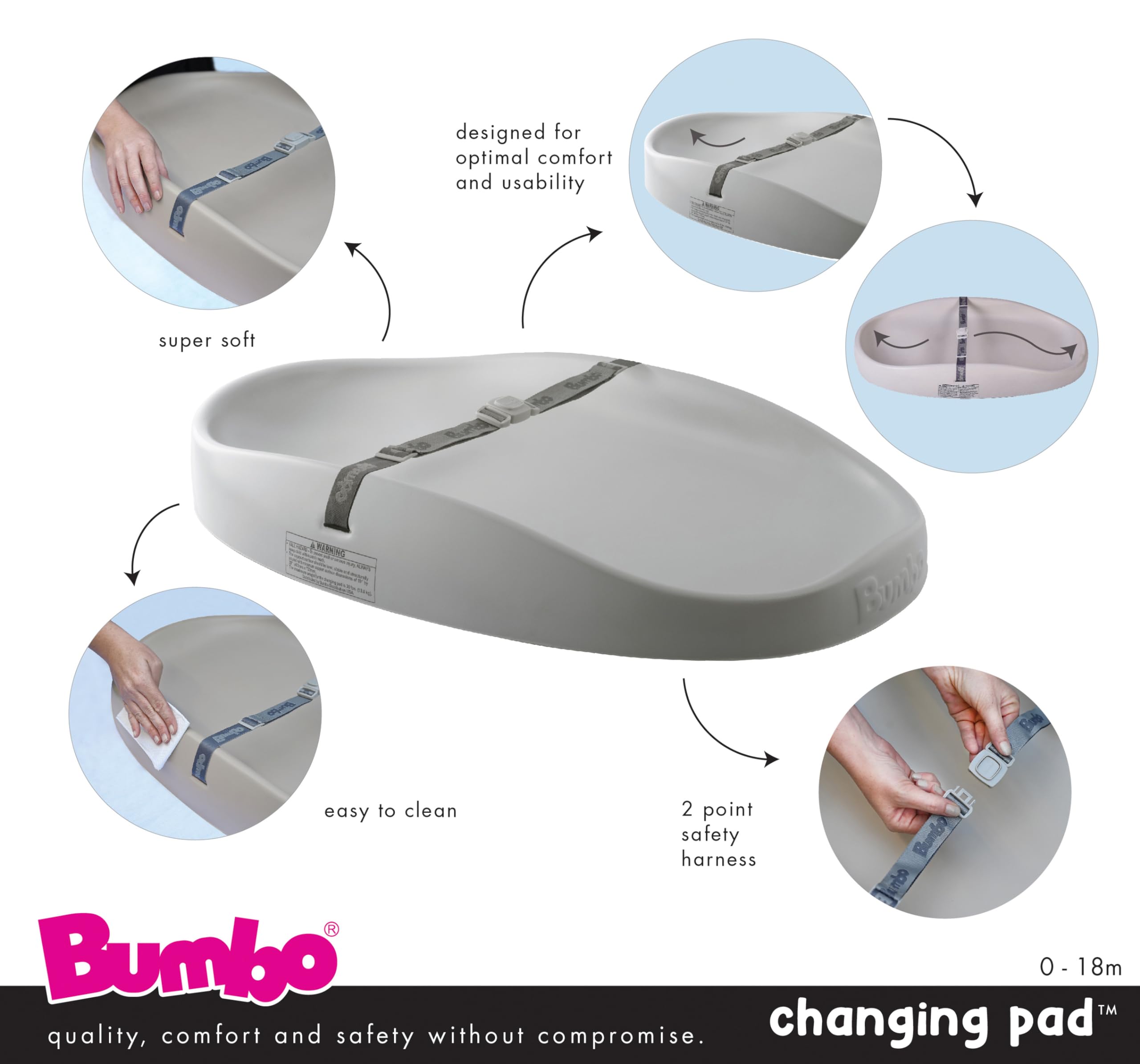bumbo-wickelunterlage-wiege-rosa image 2