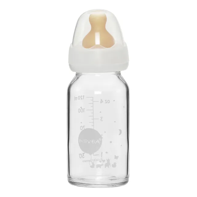 hevea-baby-glasflasche-standard-neck-120ml-4oz-einzelpack image 1
