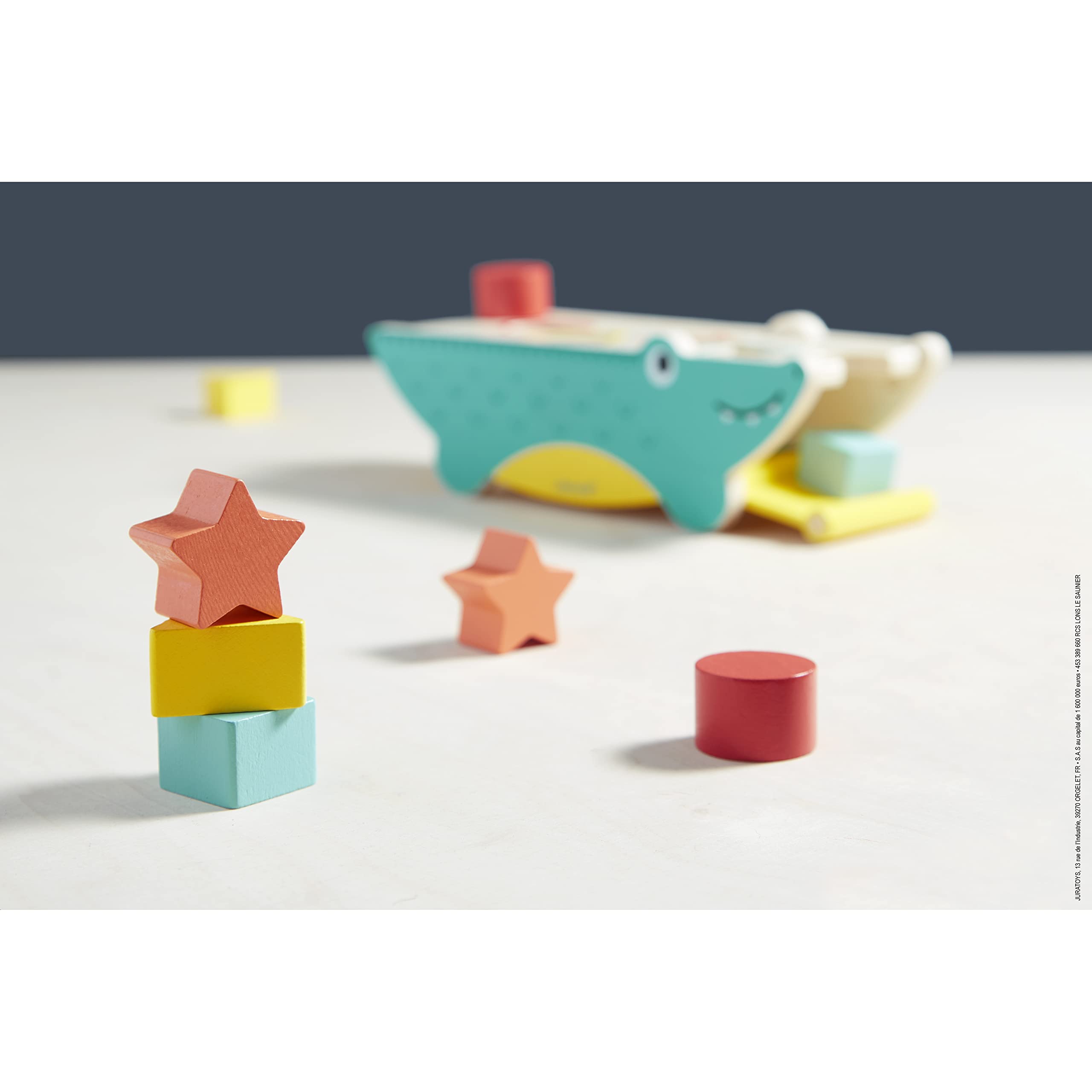 janod-kroko-formensortierer-tropik-holzspielzeug-j08267 image 2