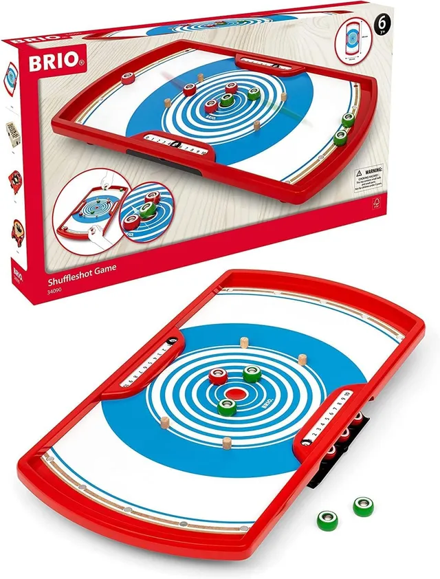 brio-34090-shuffleshot-geschicklichkeitsspiel-f-r-1-4-spieler-ab-6-jahren image 1
