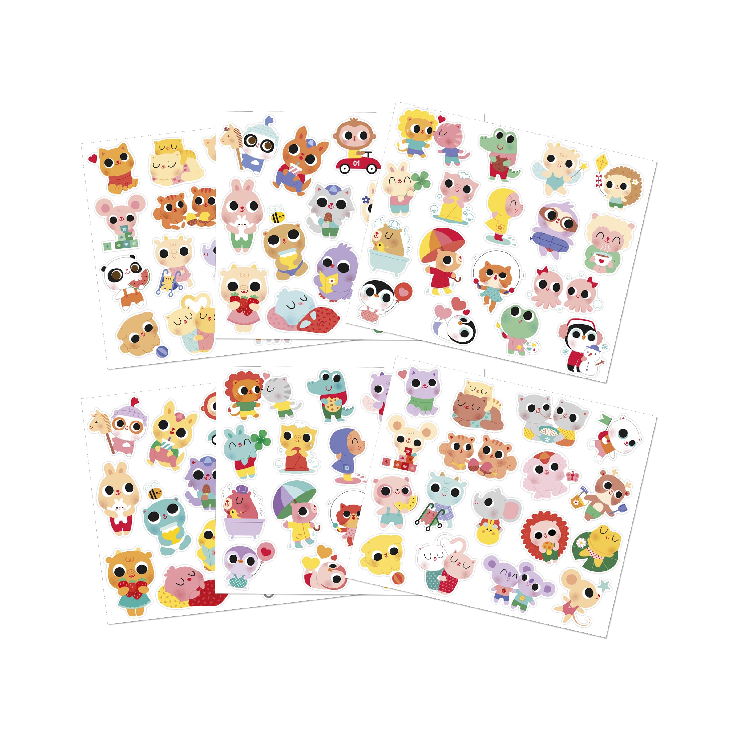 janod-sticker-babys-tiere-100-gro-e-sticker-ab-18-monaten-j09193 image 2