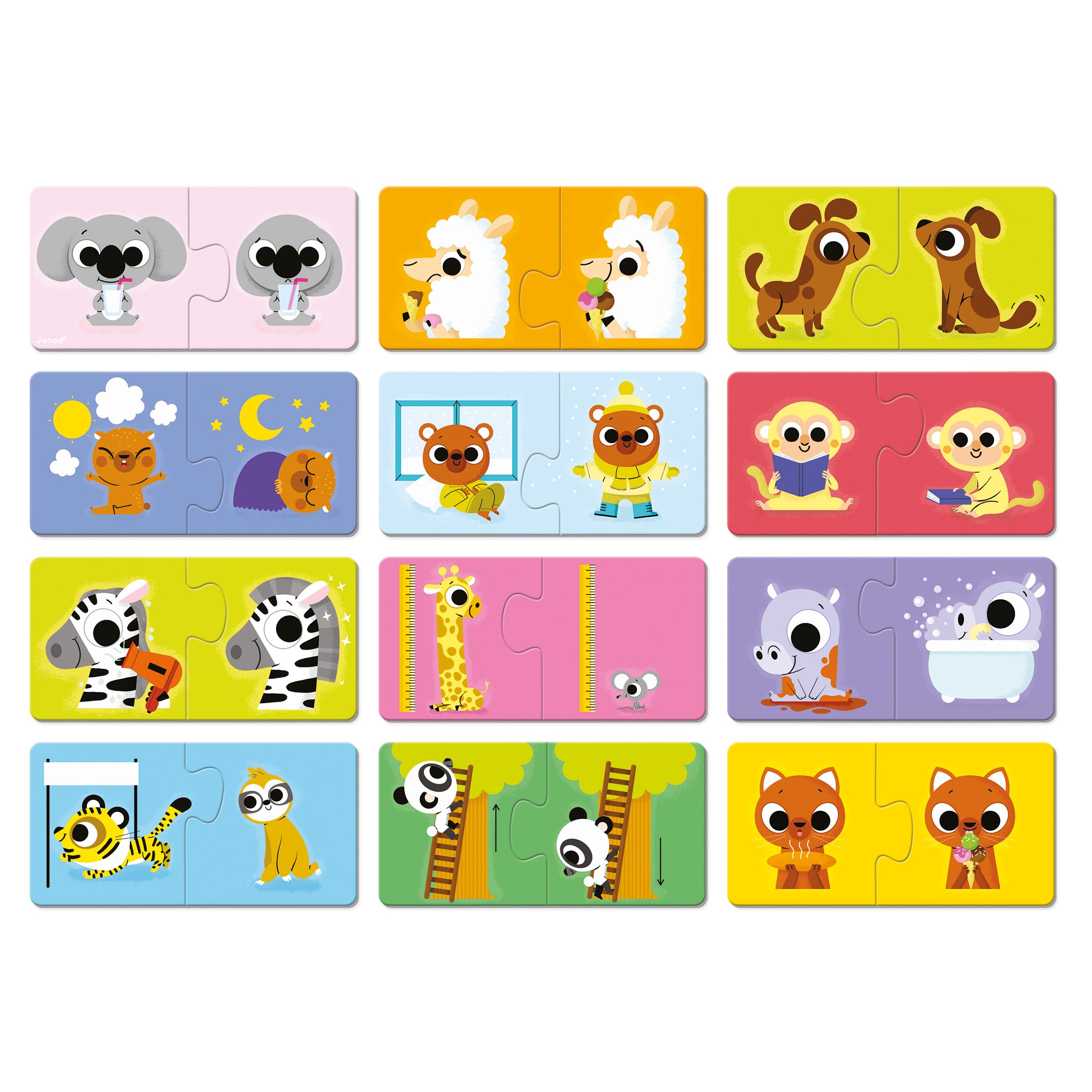 janod-gegens-tze-lernpuzzle-12-zweiteilige-puzzles-15-x-7-5-cm-ab-2-jahren image 3